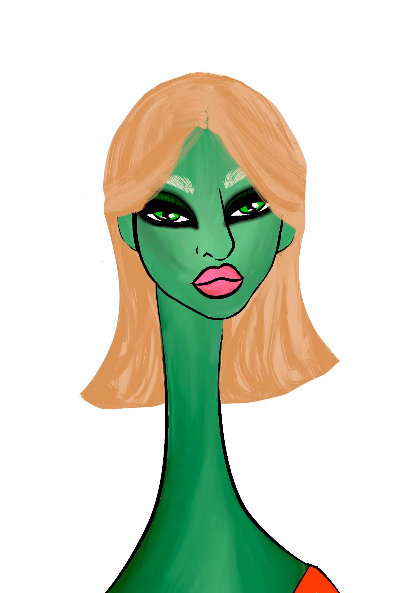 Long Neckie Ladies: Long Neckie Lady #1389
