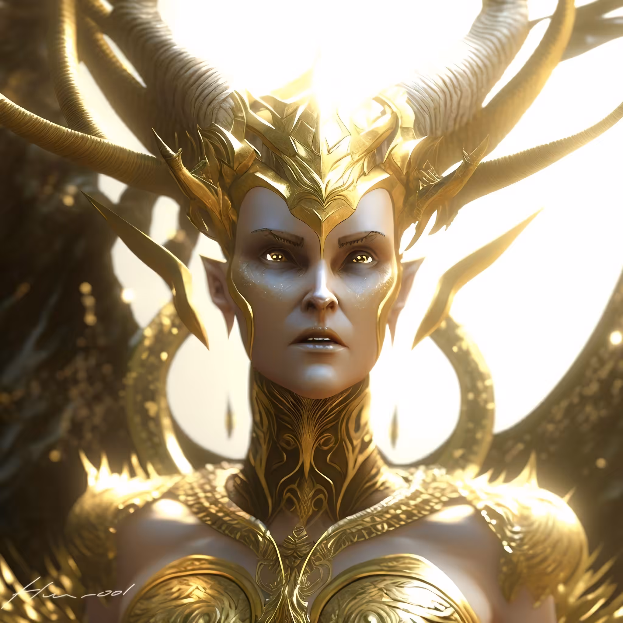 Ahazel Demon of Light #127/500