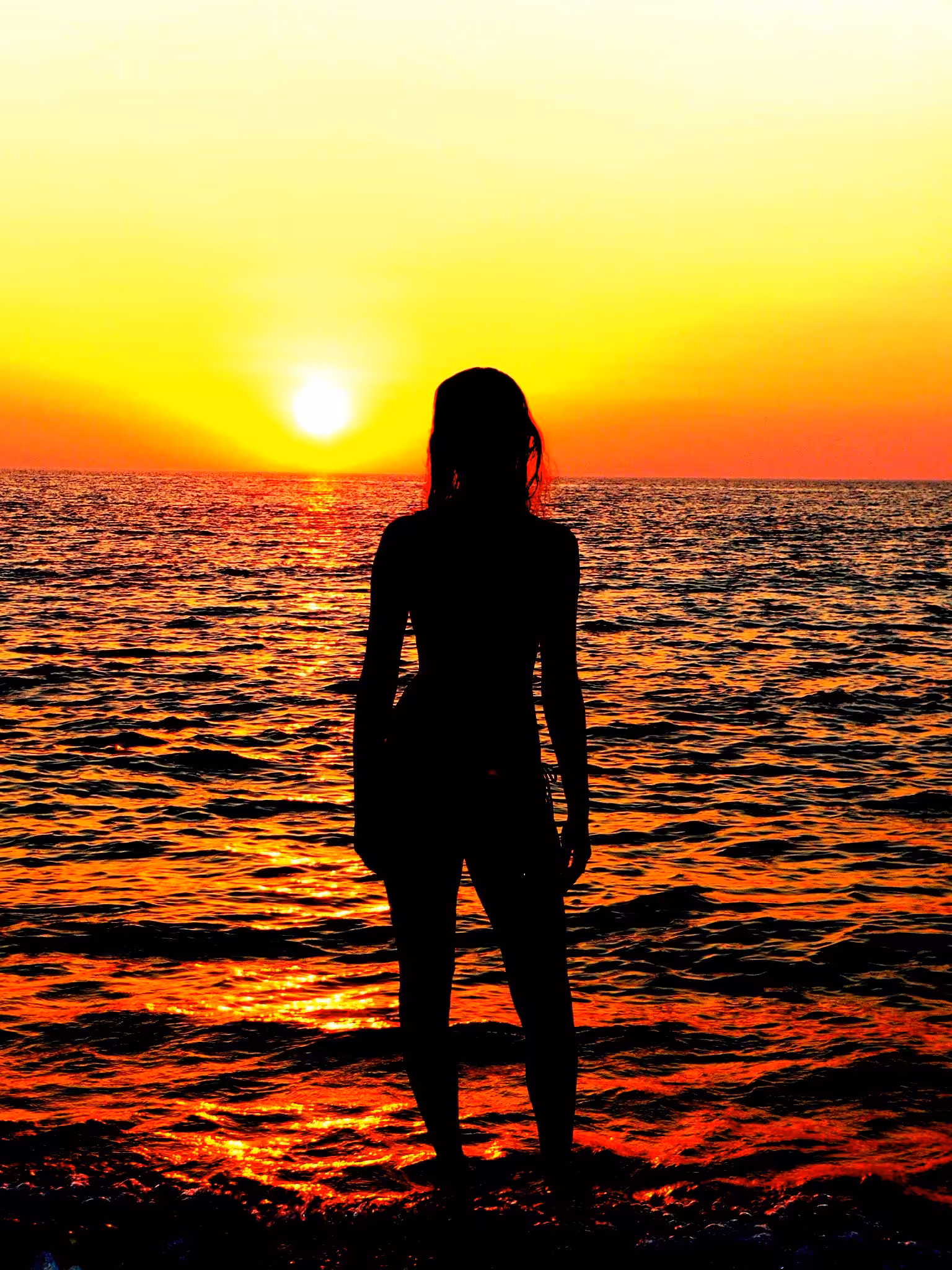 hot sunset