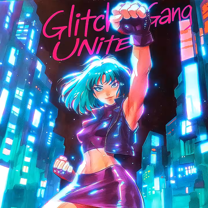 "GlitchGang Unite!" - By Queen Glitch