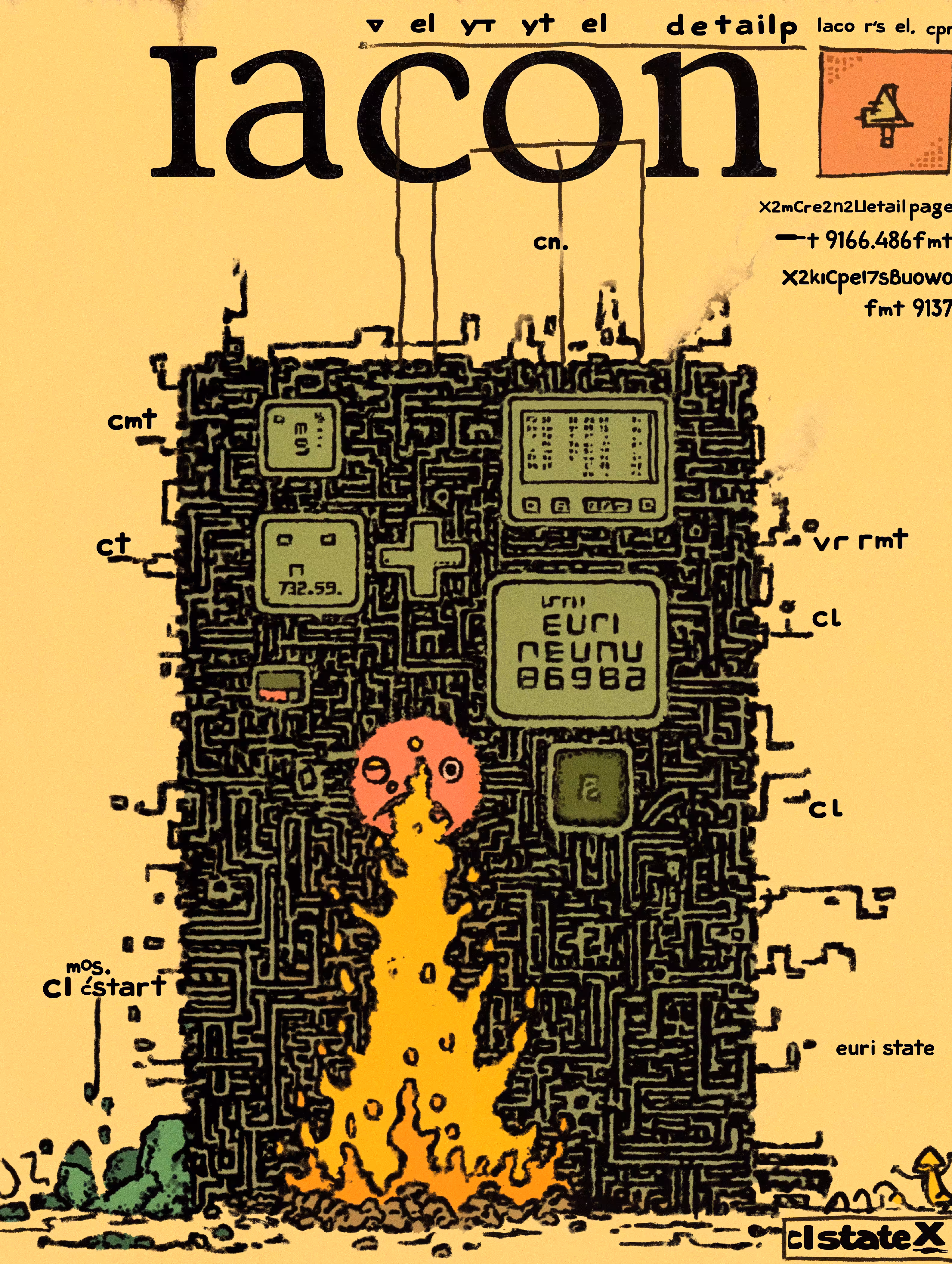 Issues #460 - Diagram of a Burning Server