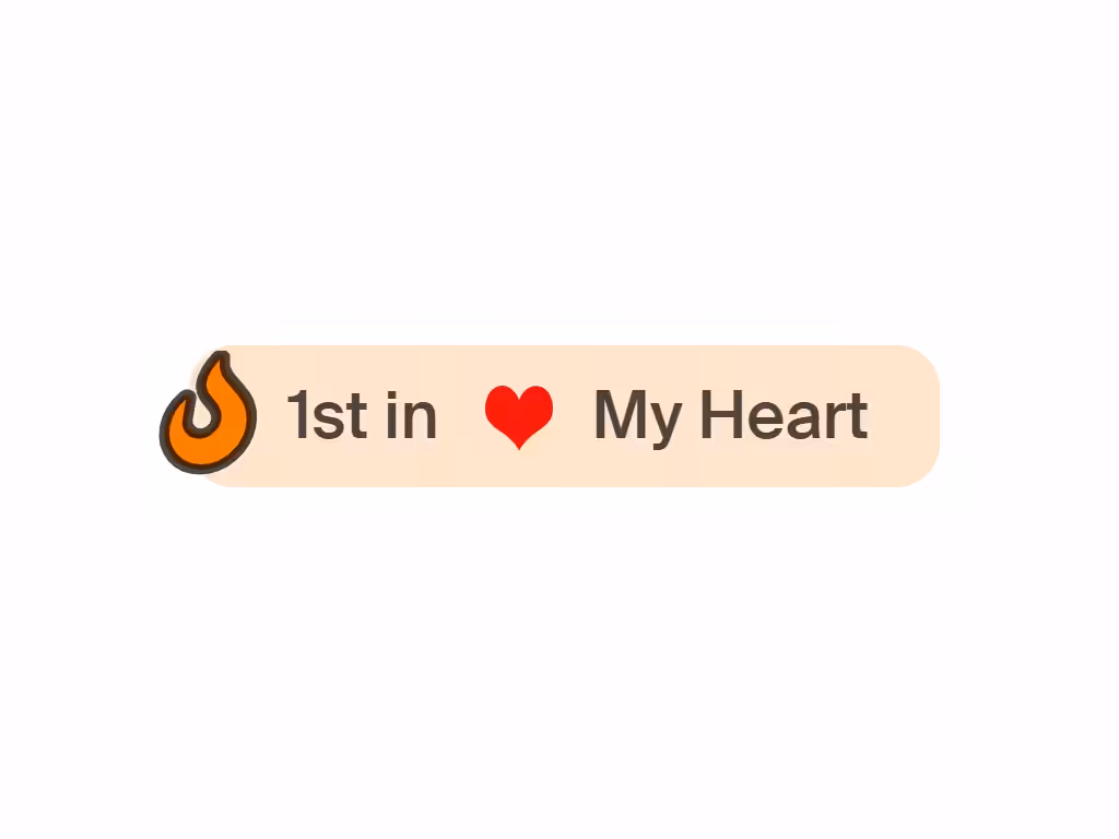first in my heart