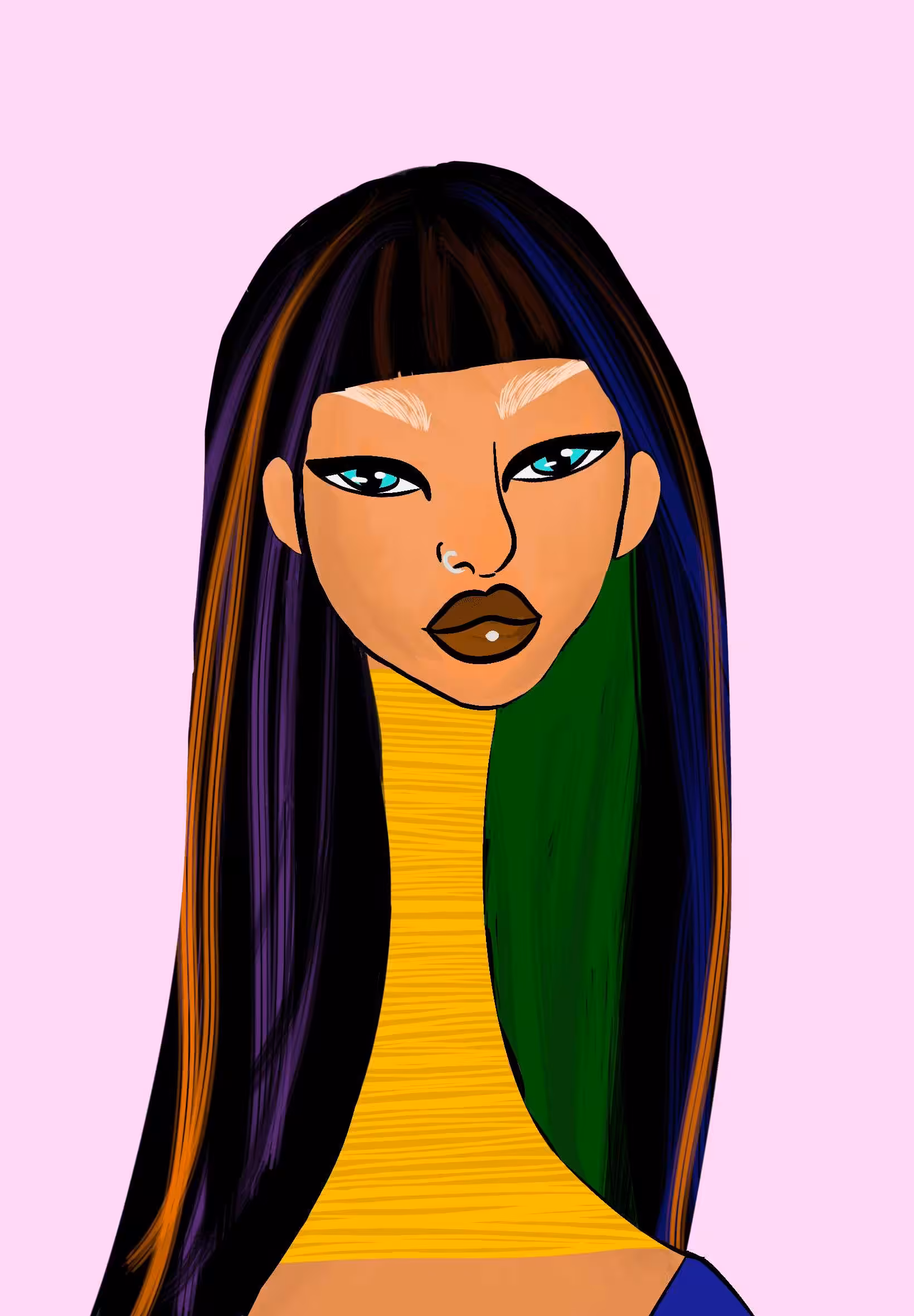 Long Neckie Lady #125