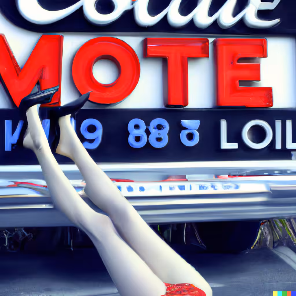 MISS AL SIMPSON X DALL-E 2 - LOST MOTEL 52
