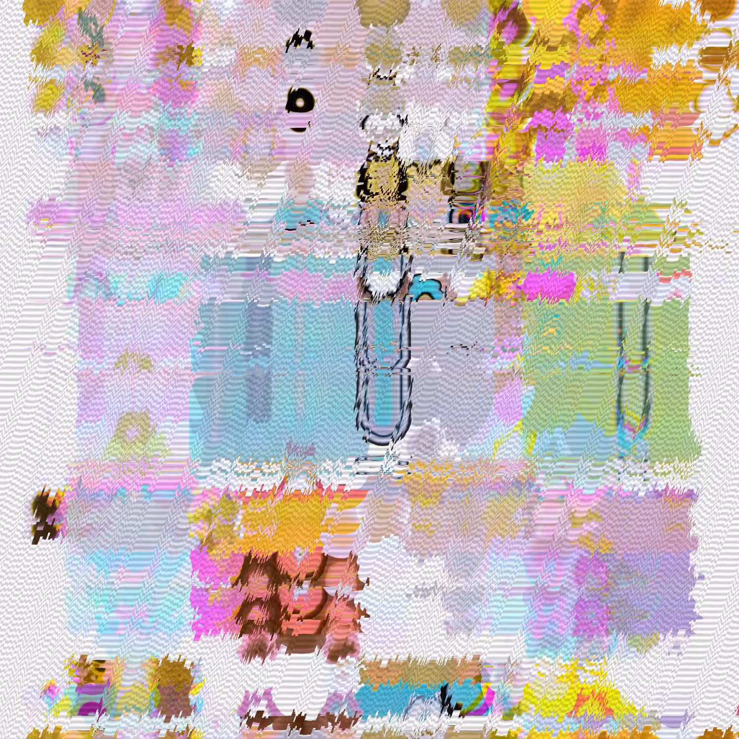 Colorful glitch