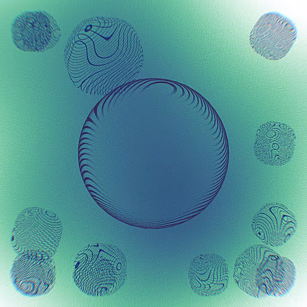 Moiré Meditation #14