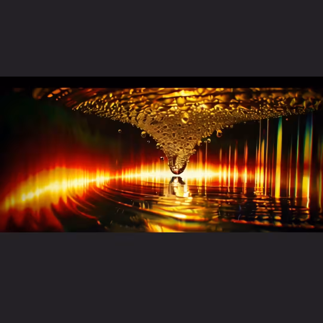 Dance of the Golden Drop: Cosmic Resonance