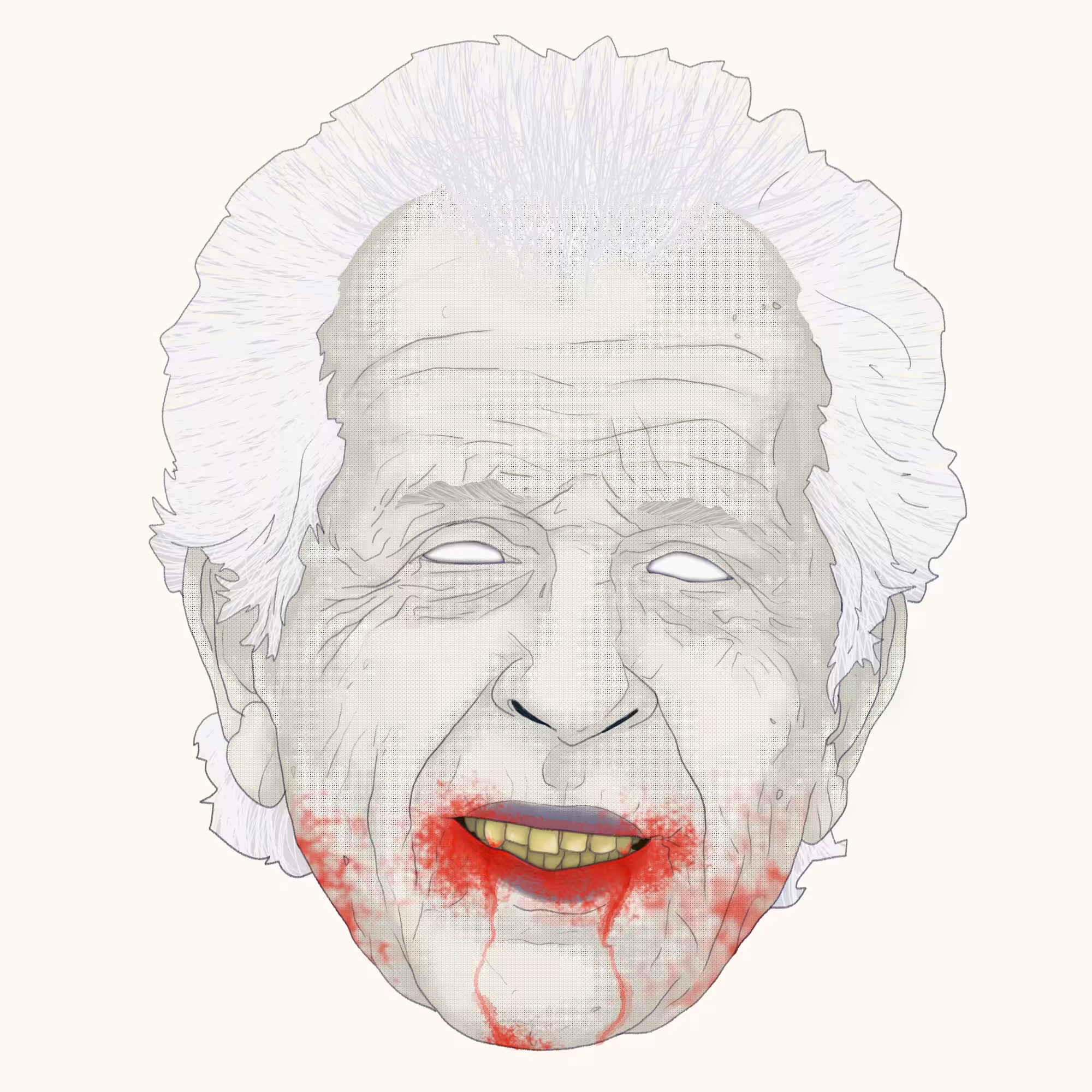 La cabeza muerta de Luis