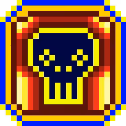 Skulls Pixels Coins #101