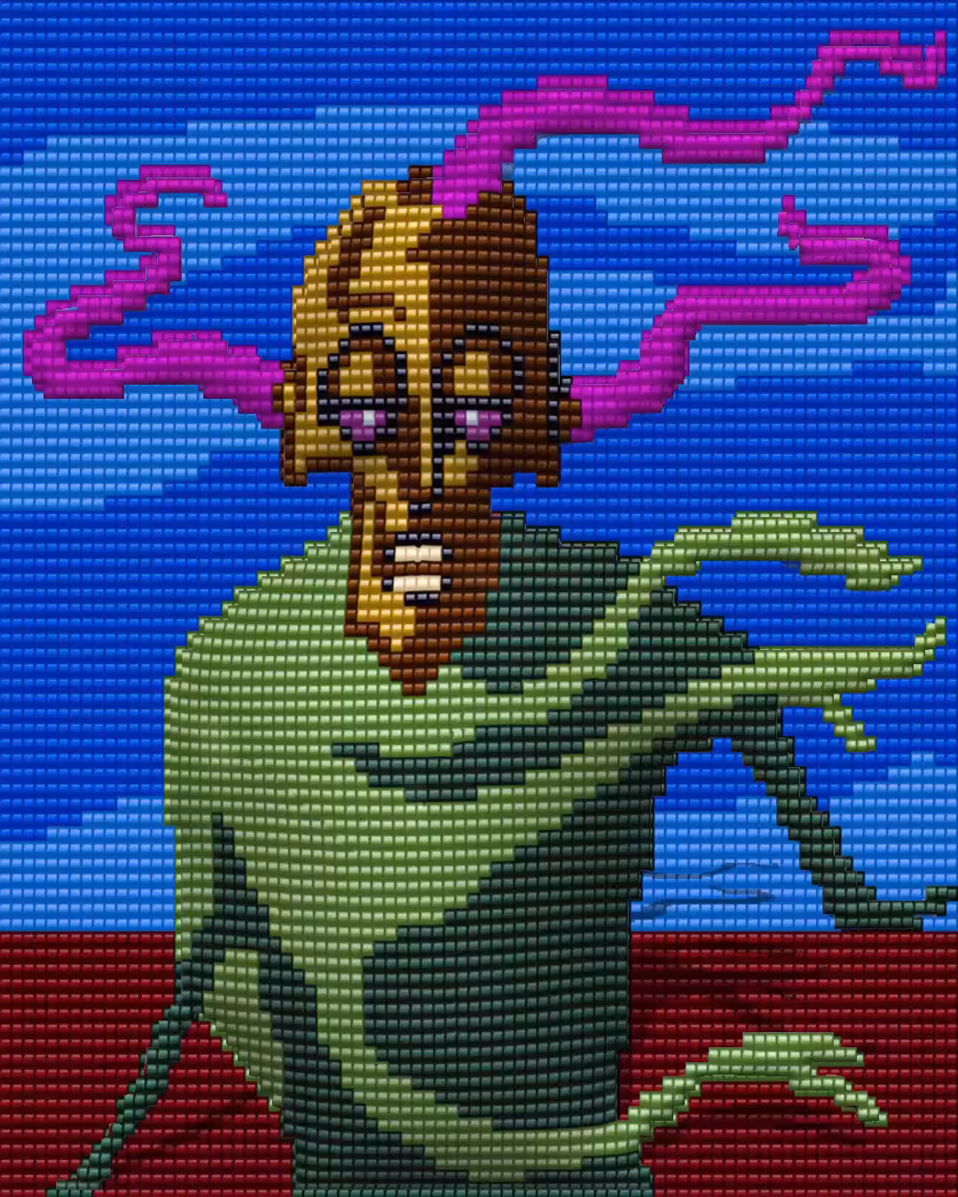 Nostalgic Mosaic King Ramses