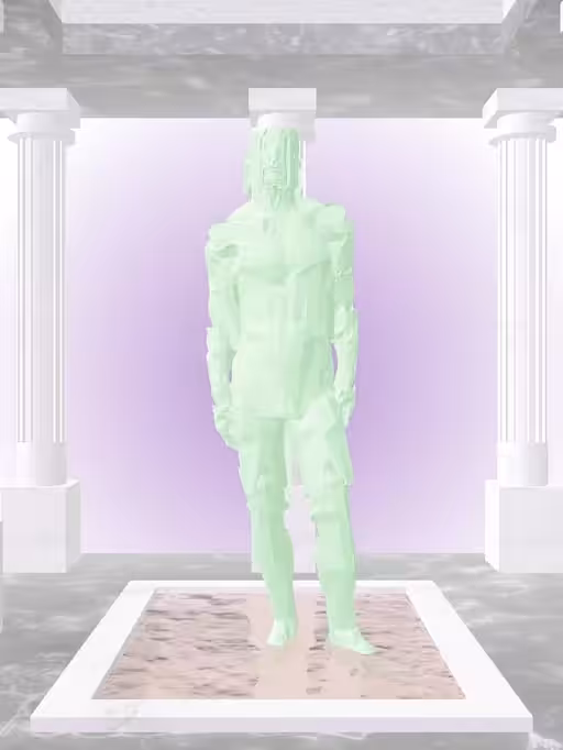 The Fragmented Plotting Normie Green Man #7324
