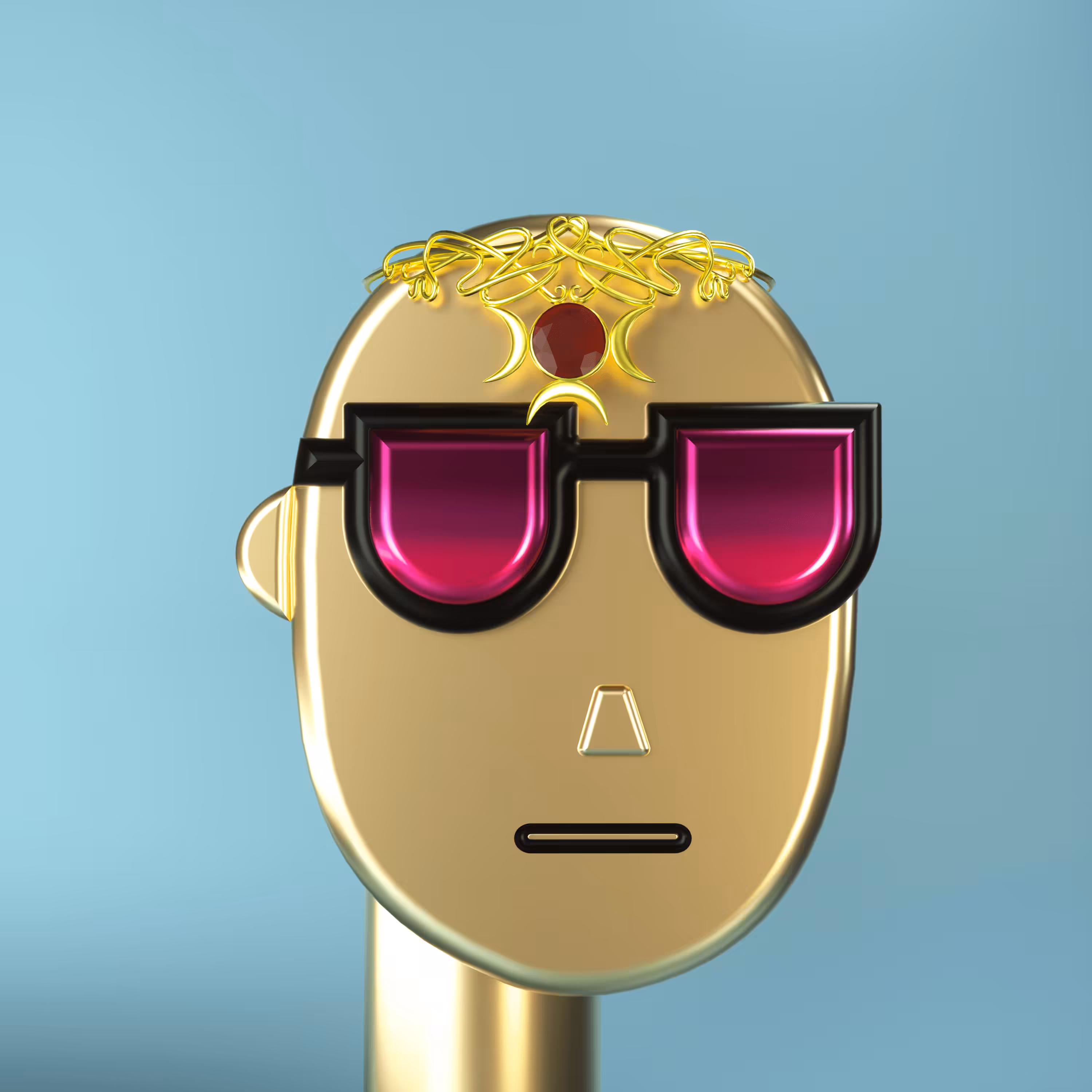 3D Chrome Punks: 3D Chrome Punk #0548