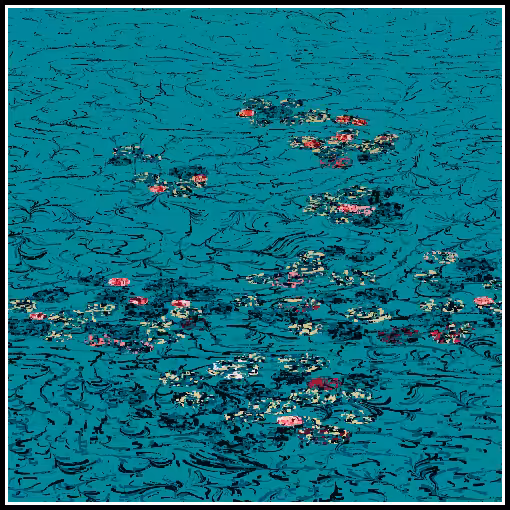 Polluted water lilies #106