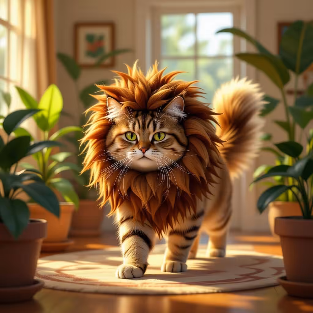 Lion Cat 1