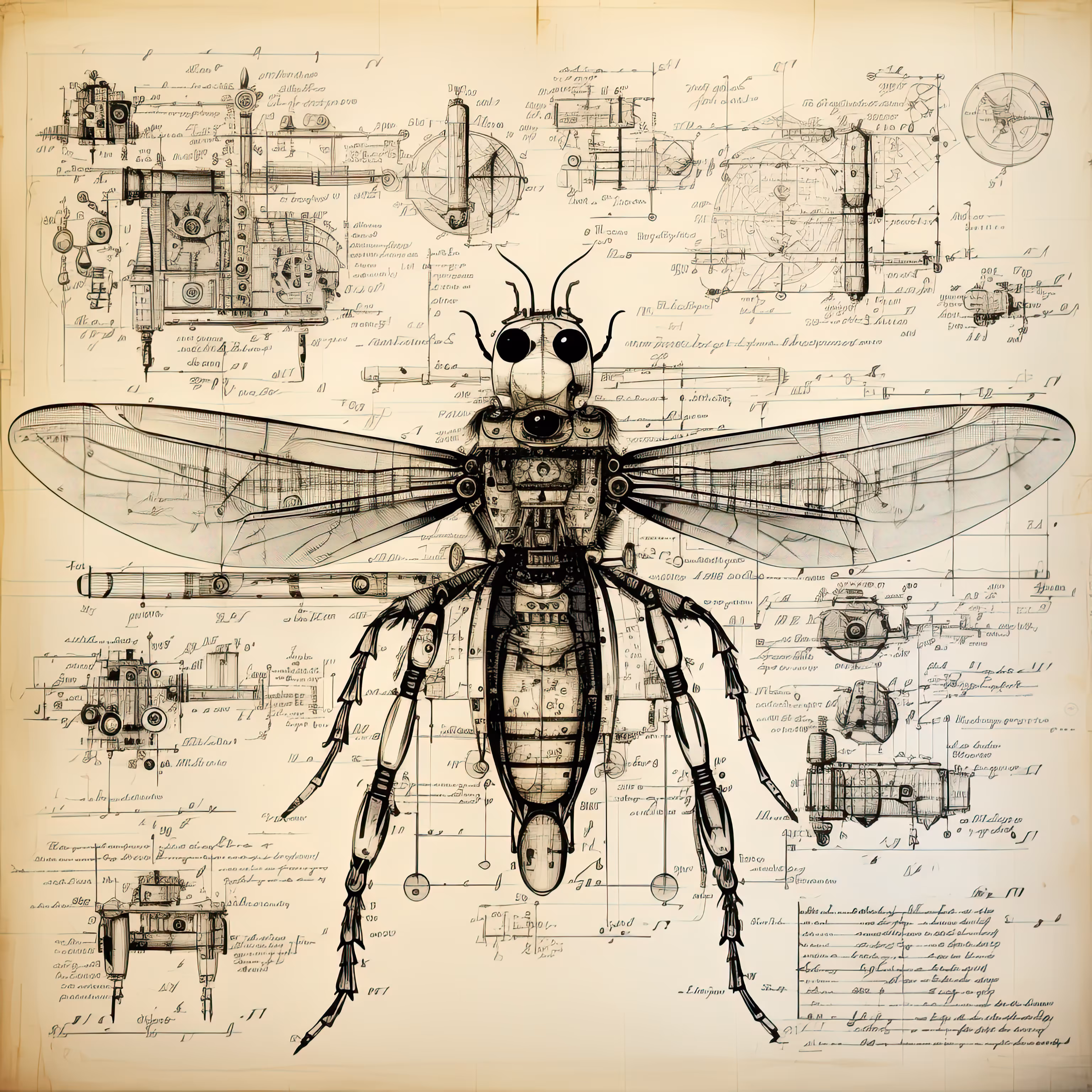 Leonardo's Insect Drone