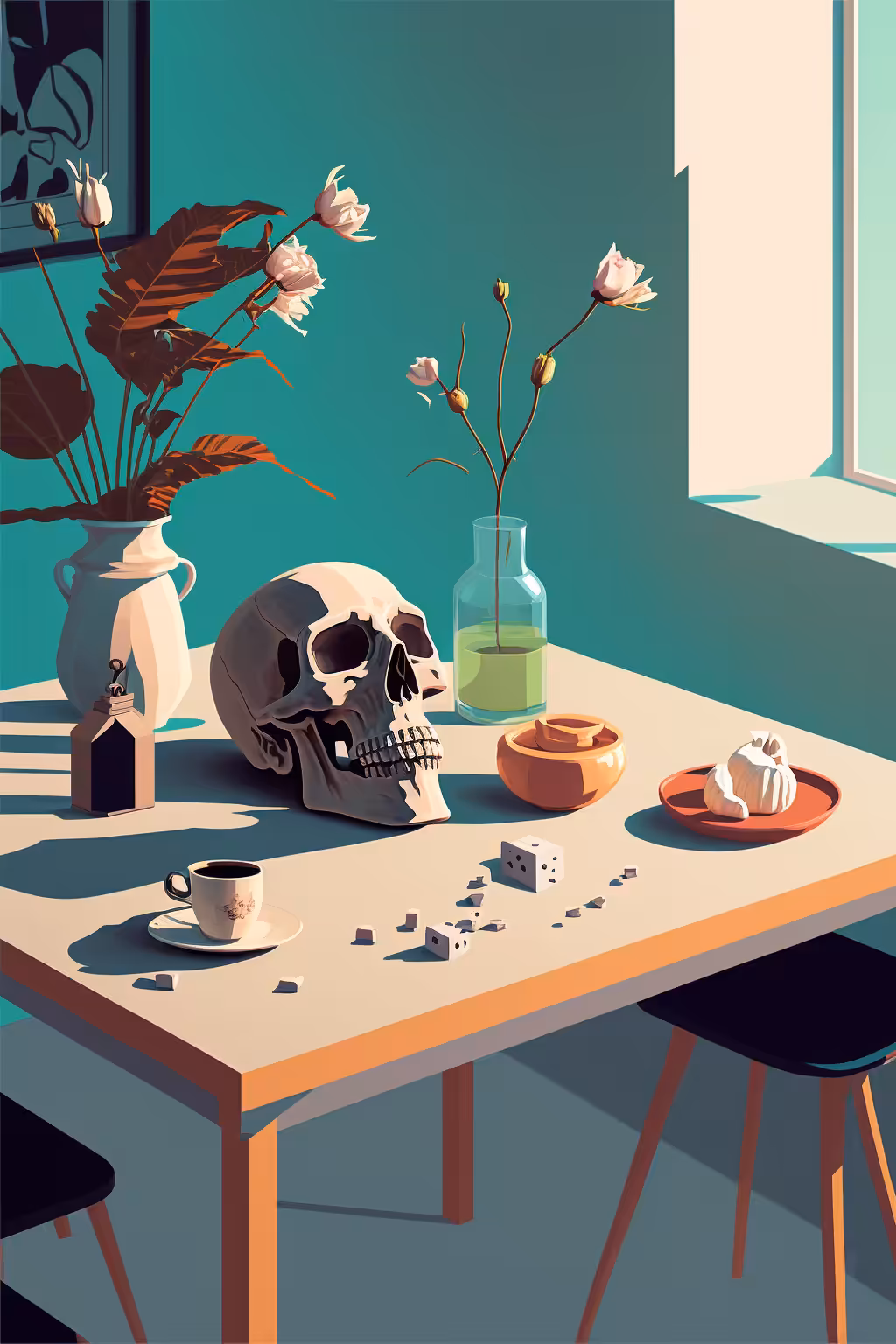 Modern nature morte 