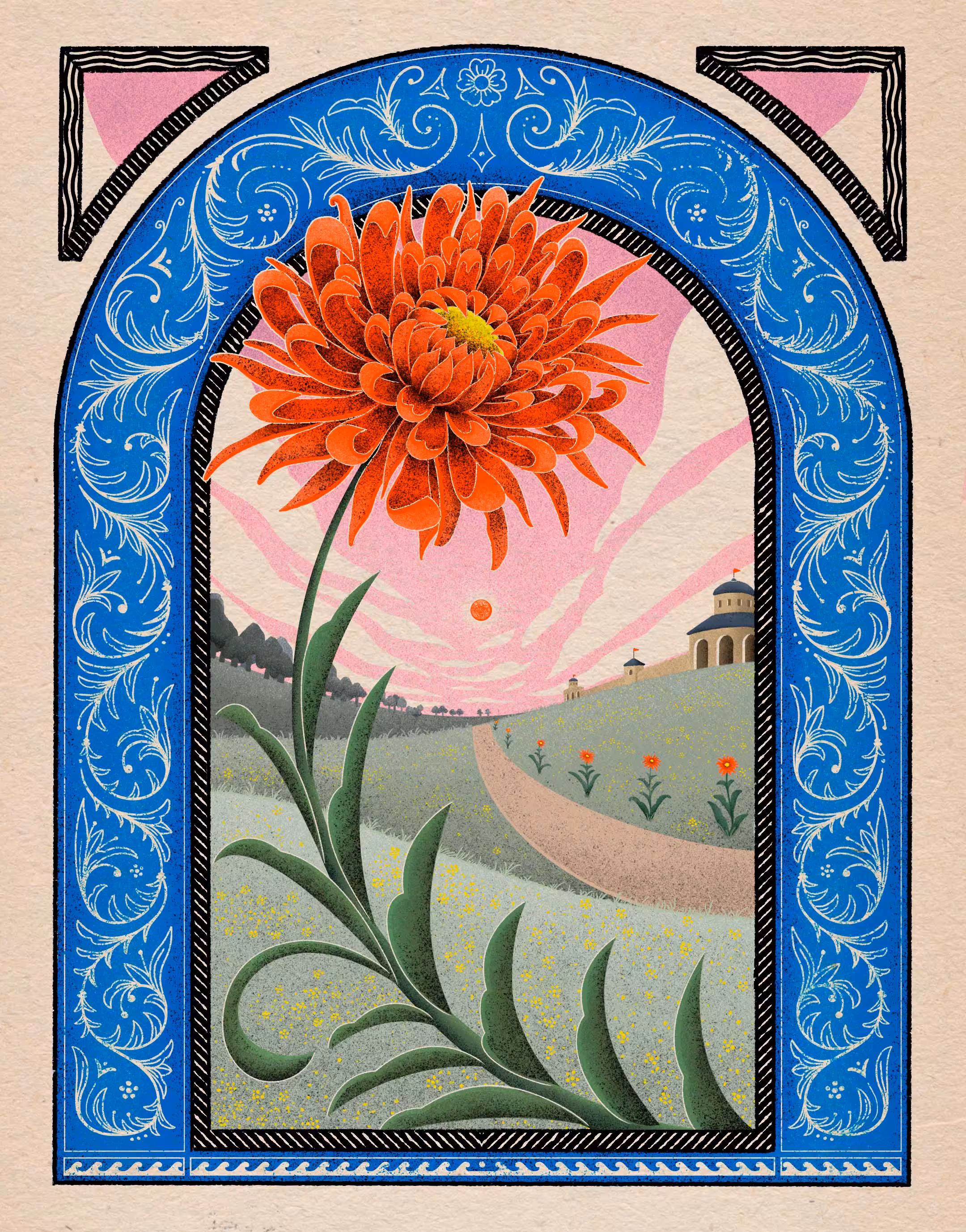 Red Blooming