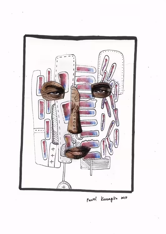 Strange pieces. Open Edition: Surreal portrait #43