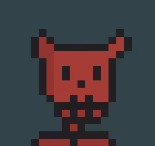 TezSkulls #17 - Devil Skull
