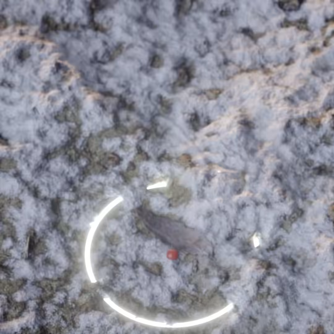 Snow Particle Tree