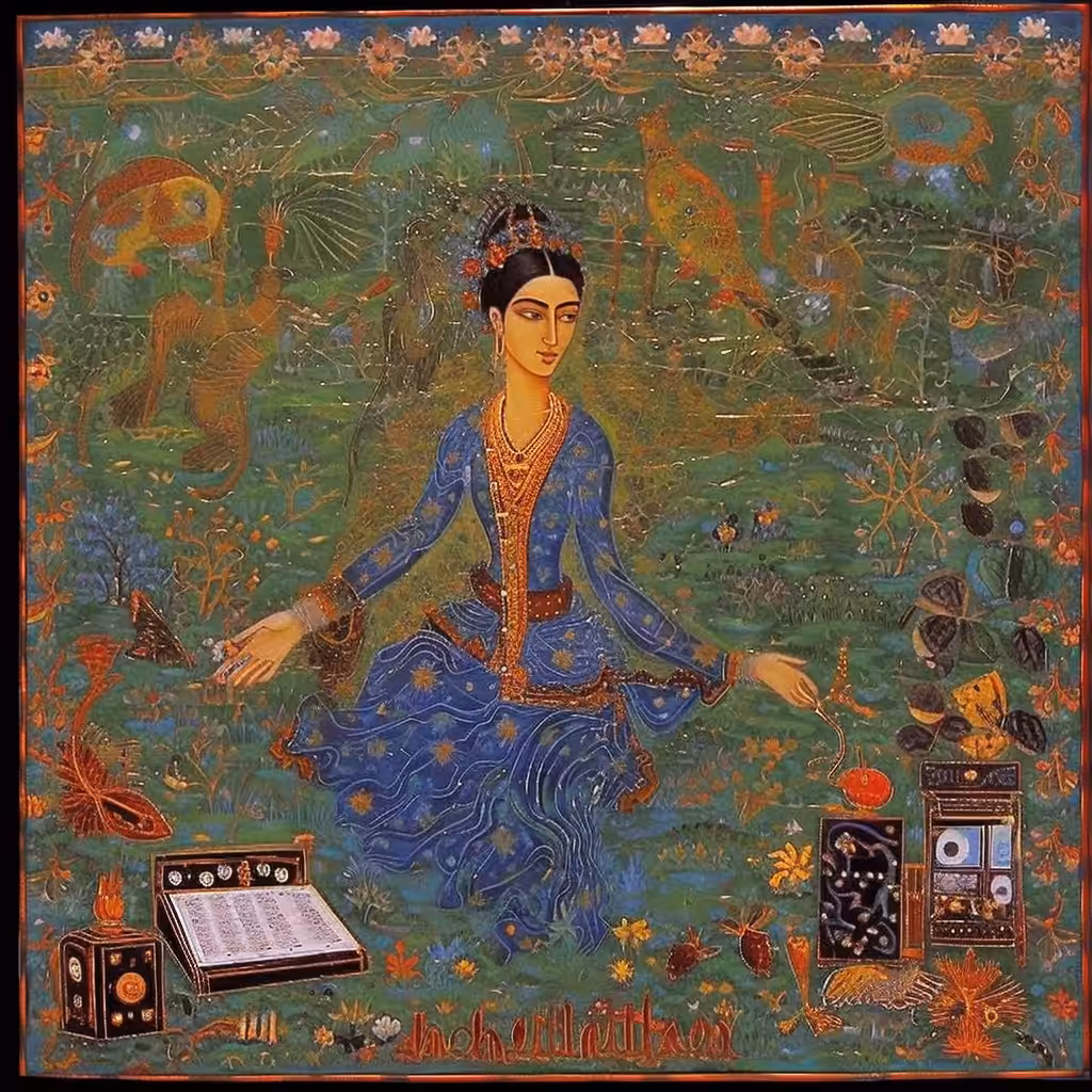 Woman with computer