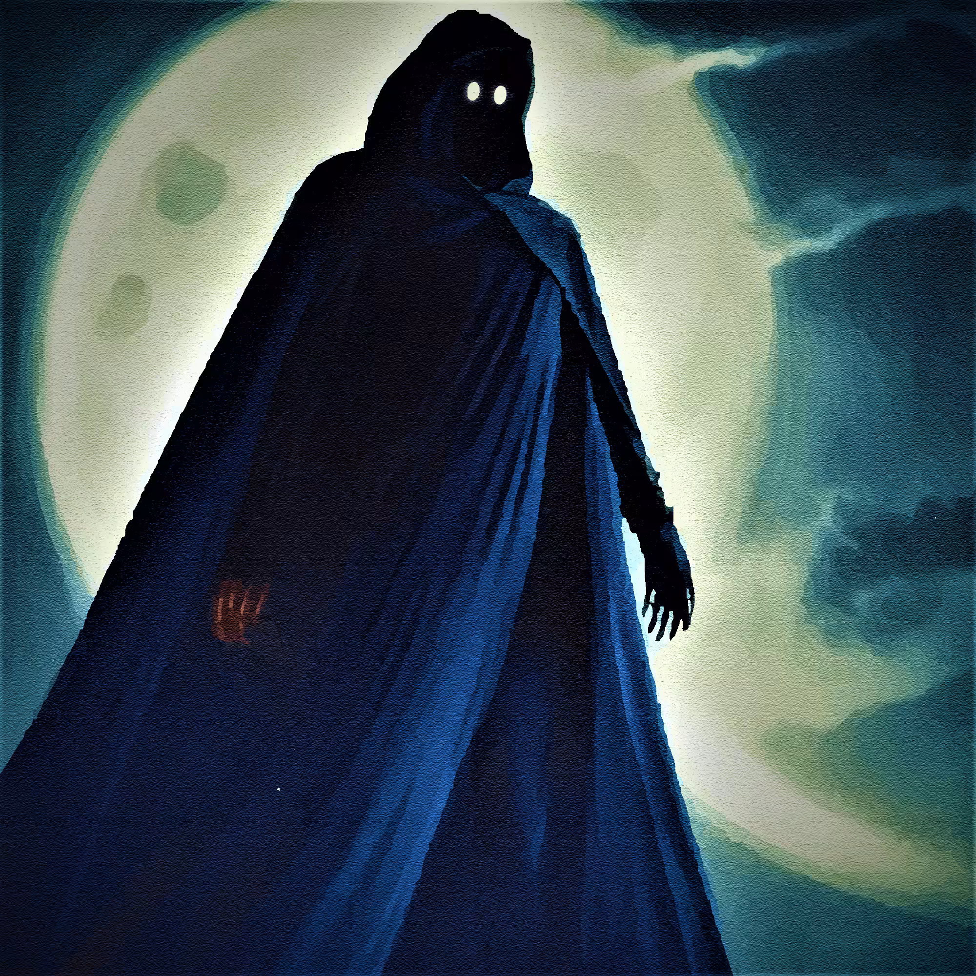 Blue Hooded Ghost