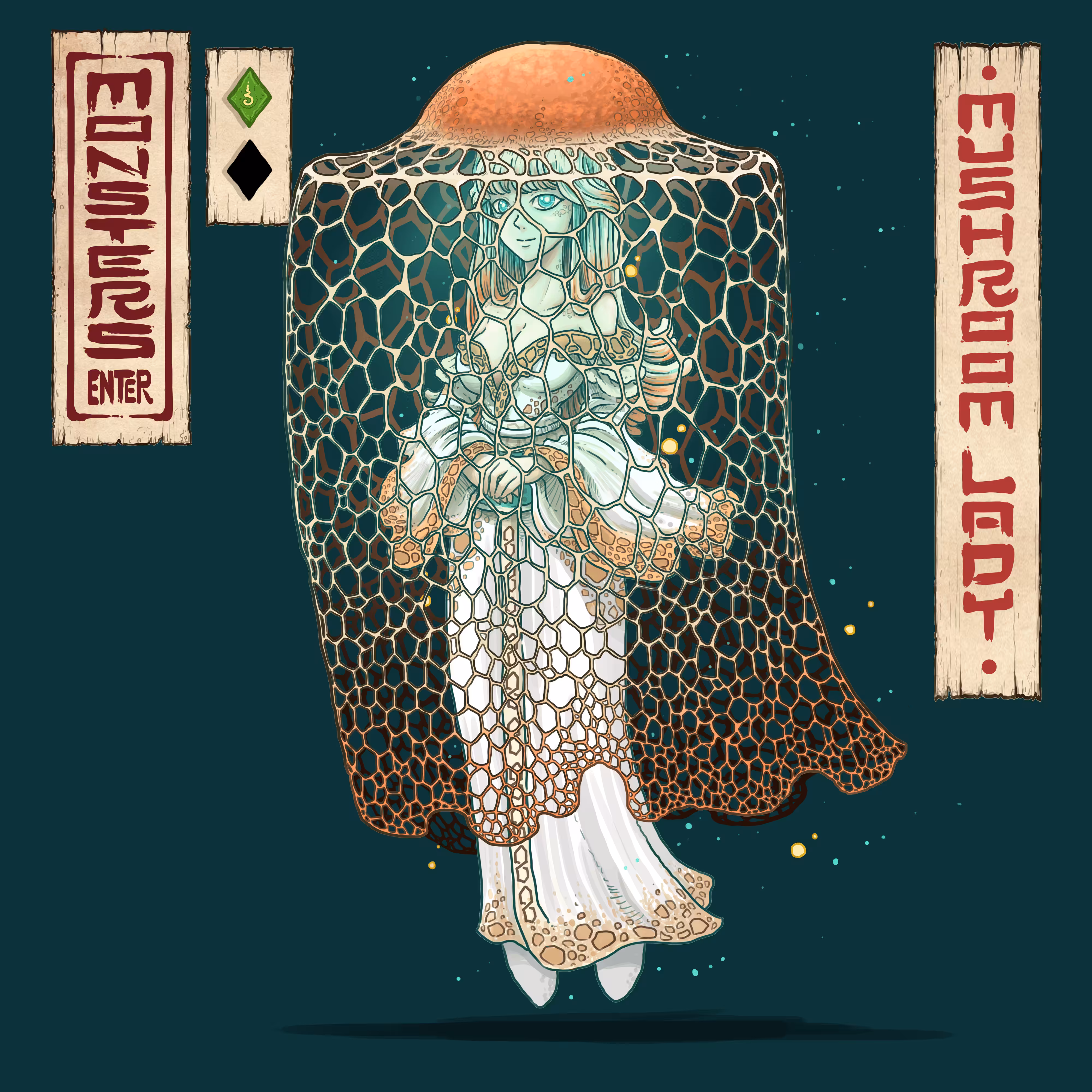 MONSTERS ENTER #018 - Mushroom lady
