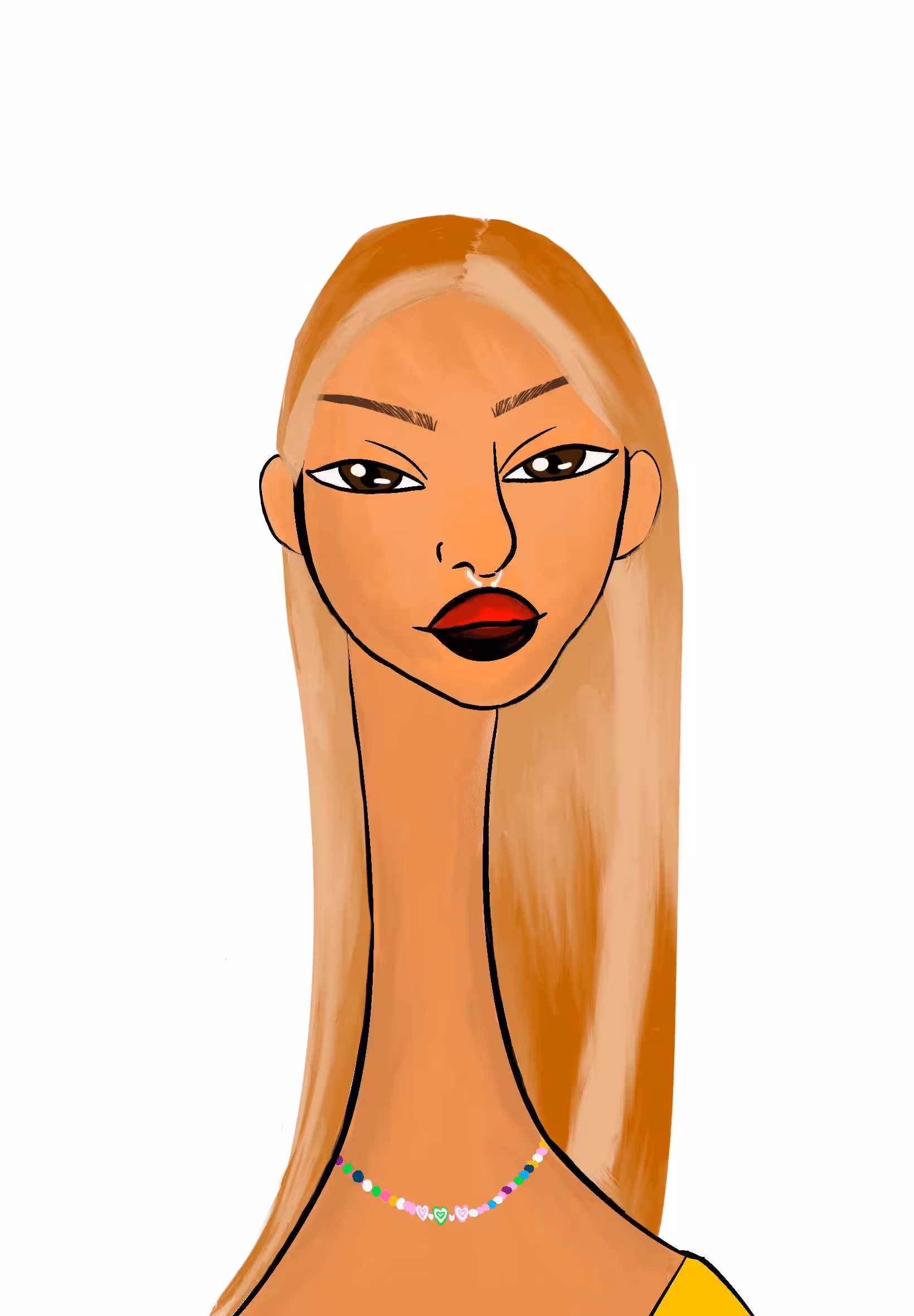 Long Neckie Ladies: Long Neckie Lady #3138