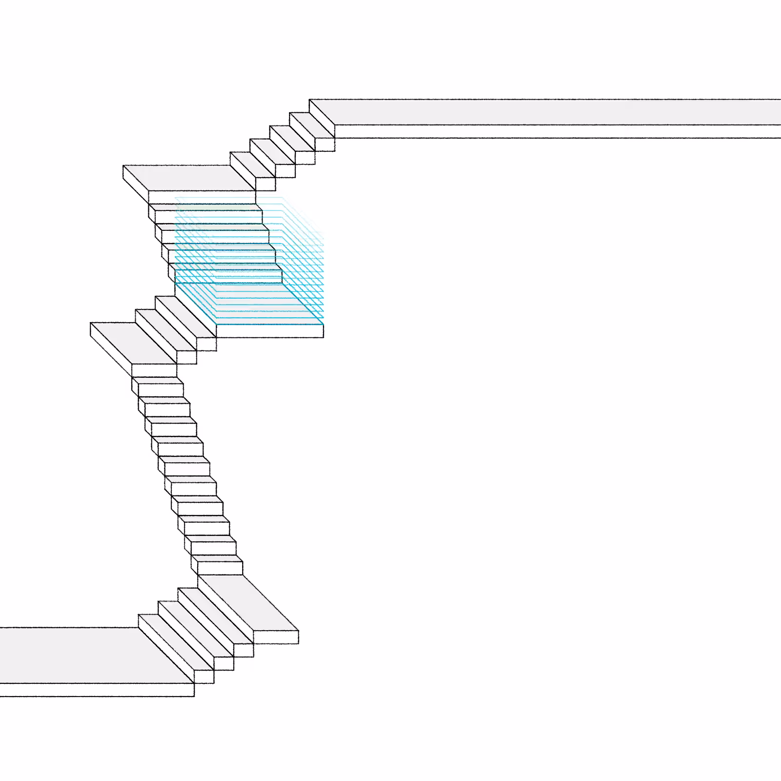 Stairs in a room #67