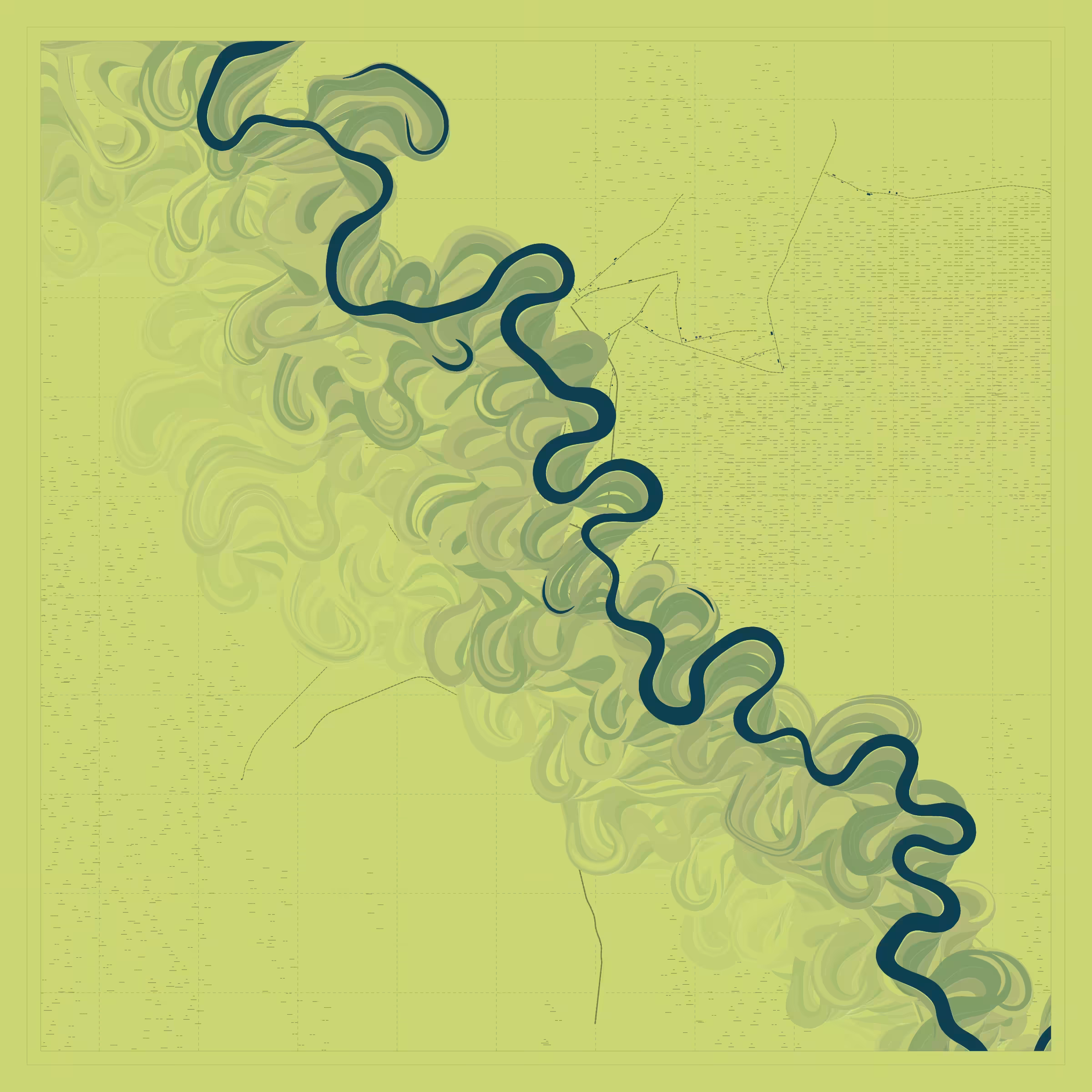 Ancient Courses of Fictional Rivers #565