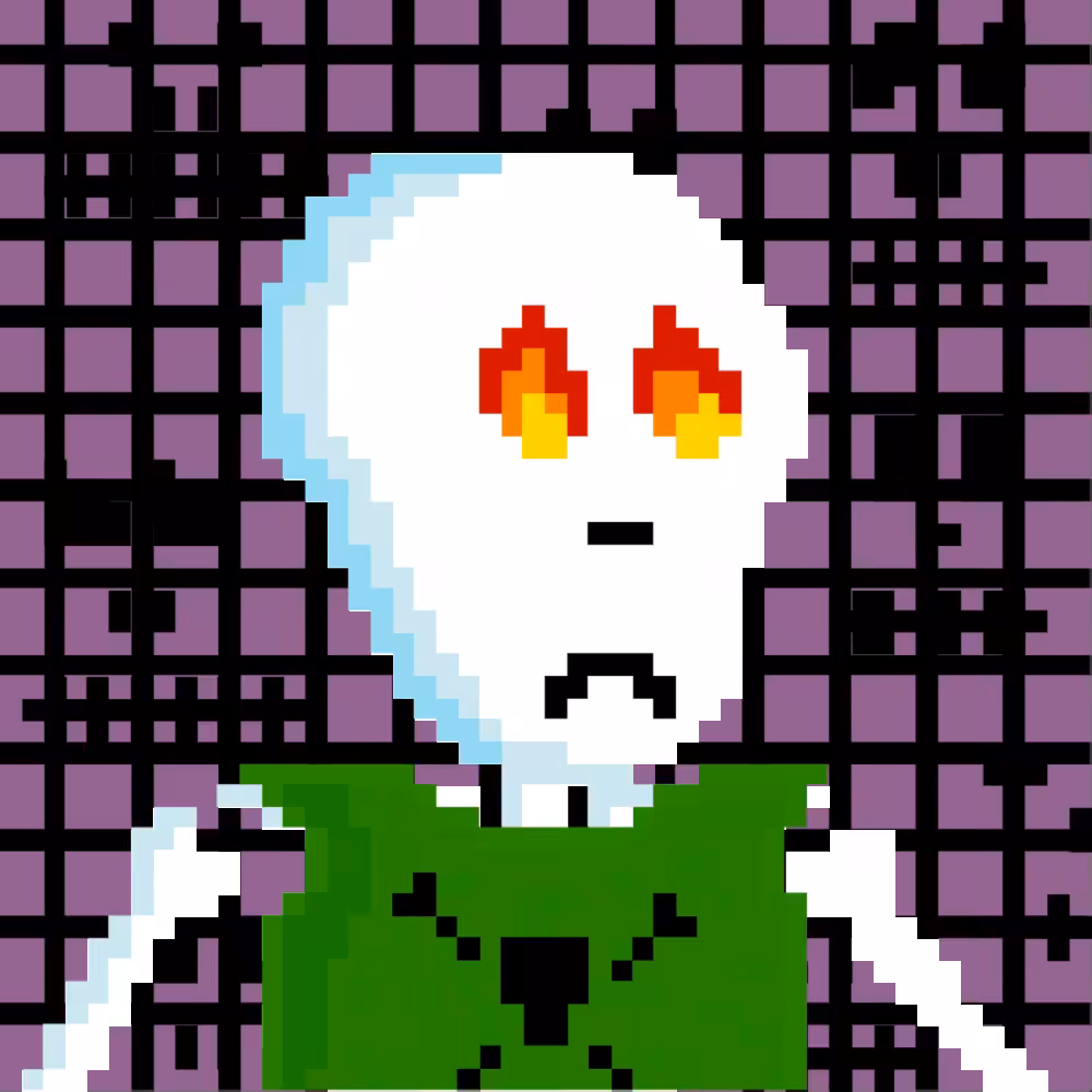 PIXEL SKULLETTI 1 #205