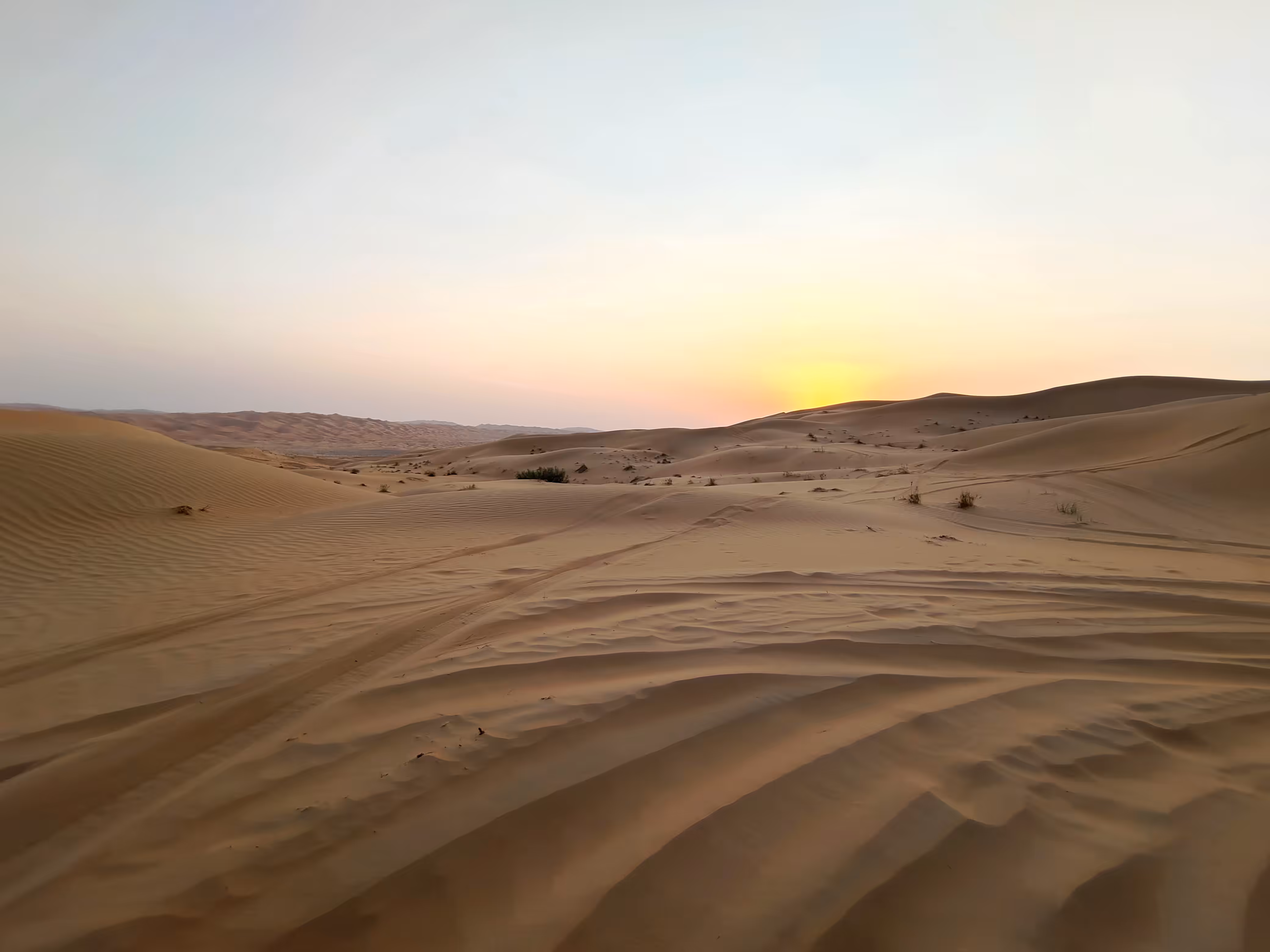 Sunset over the Empty Quarter