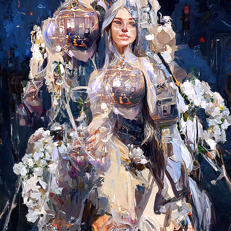 Hortensia #1 - AI Generated