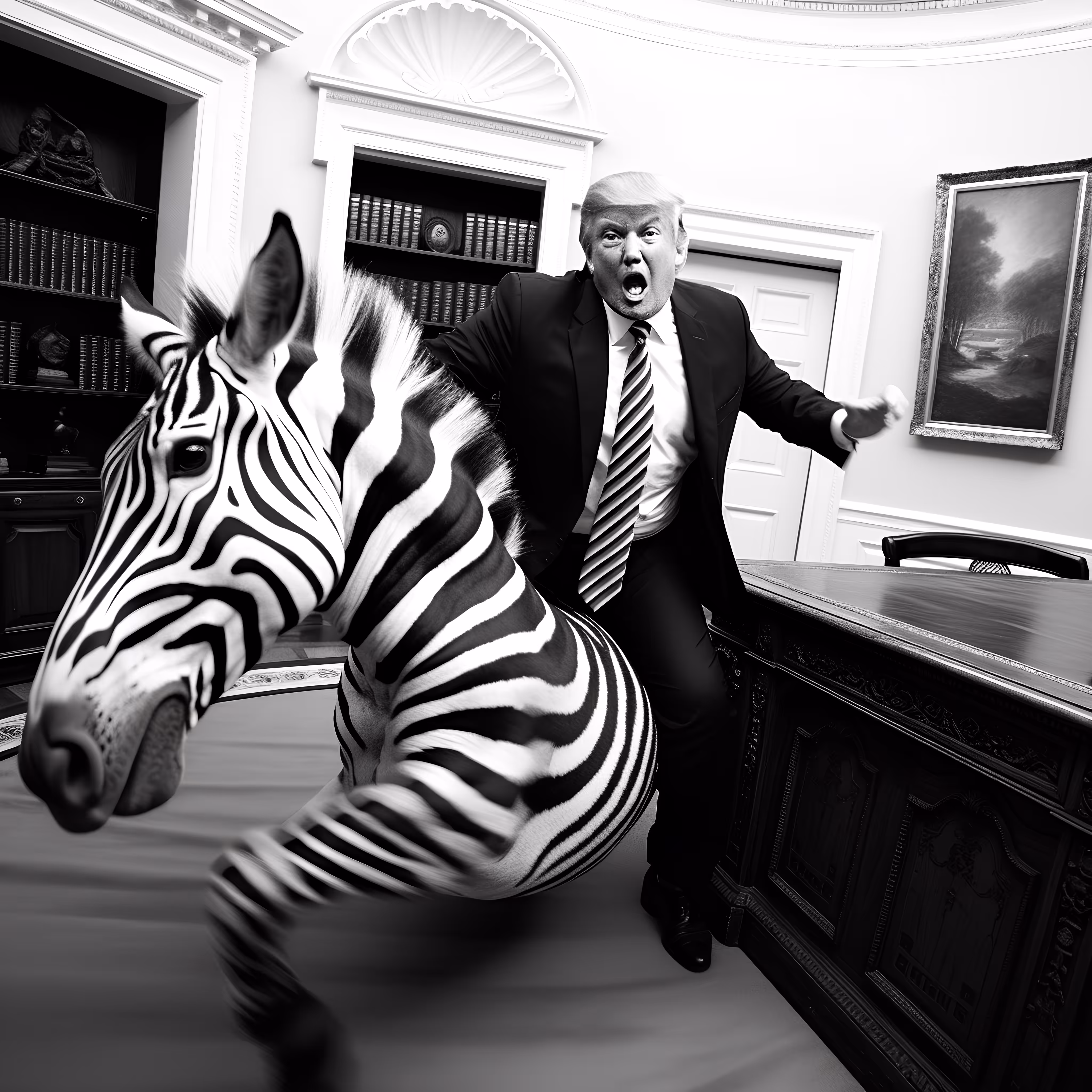 Oval Office Stripes - Public Domain Use