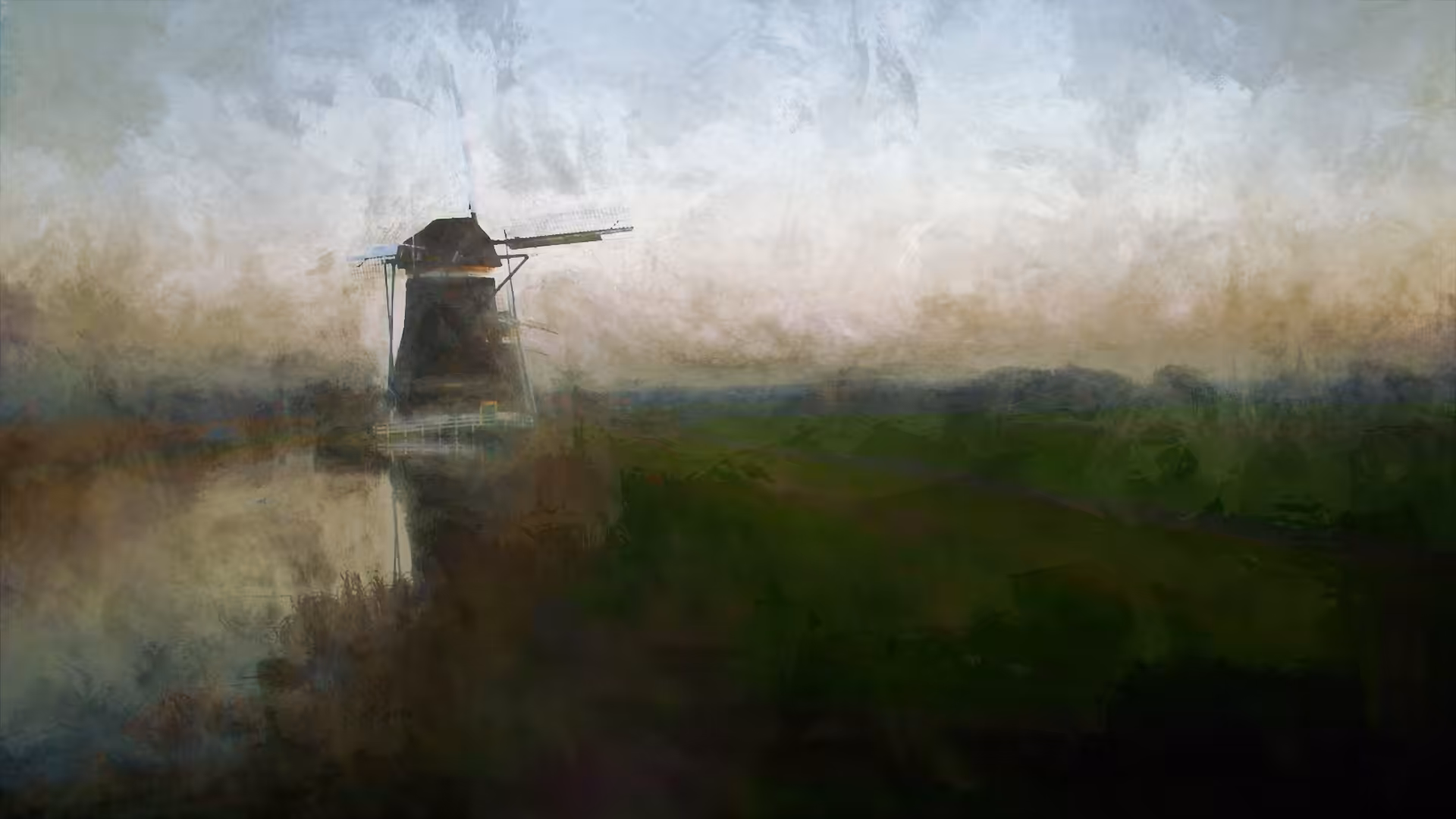 Windmill Sunrise