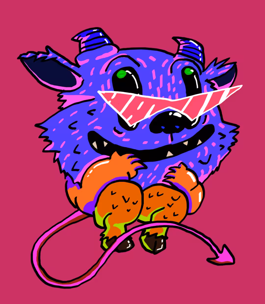 BABY SATAN #9 Pink fasion Glasses
