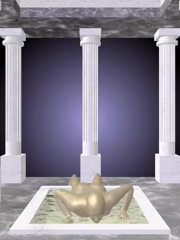 HeavenComputer: The Fading Athletic Faded Gold Woman #5678