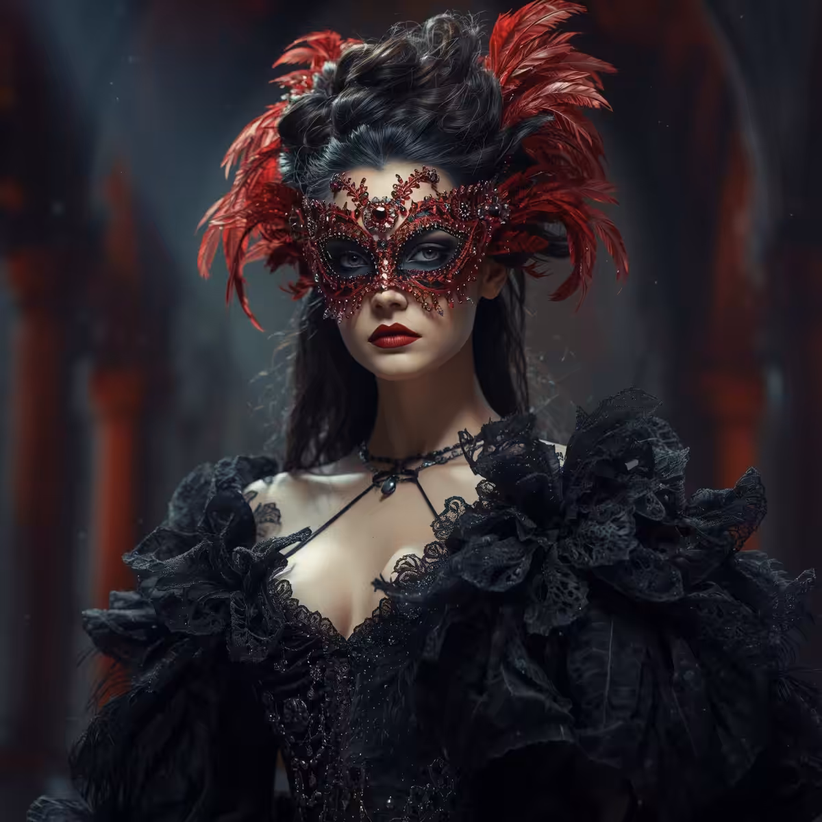A thousand roles: Dark girl