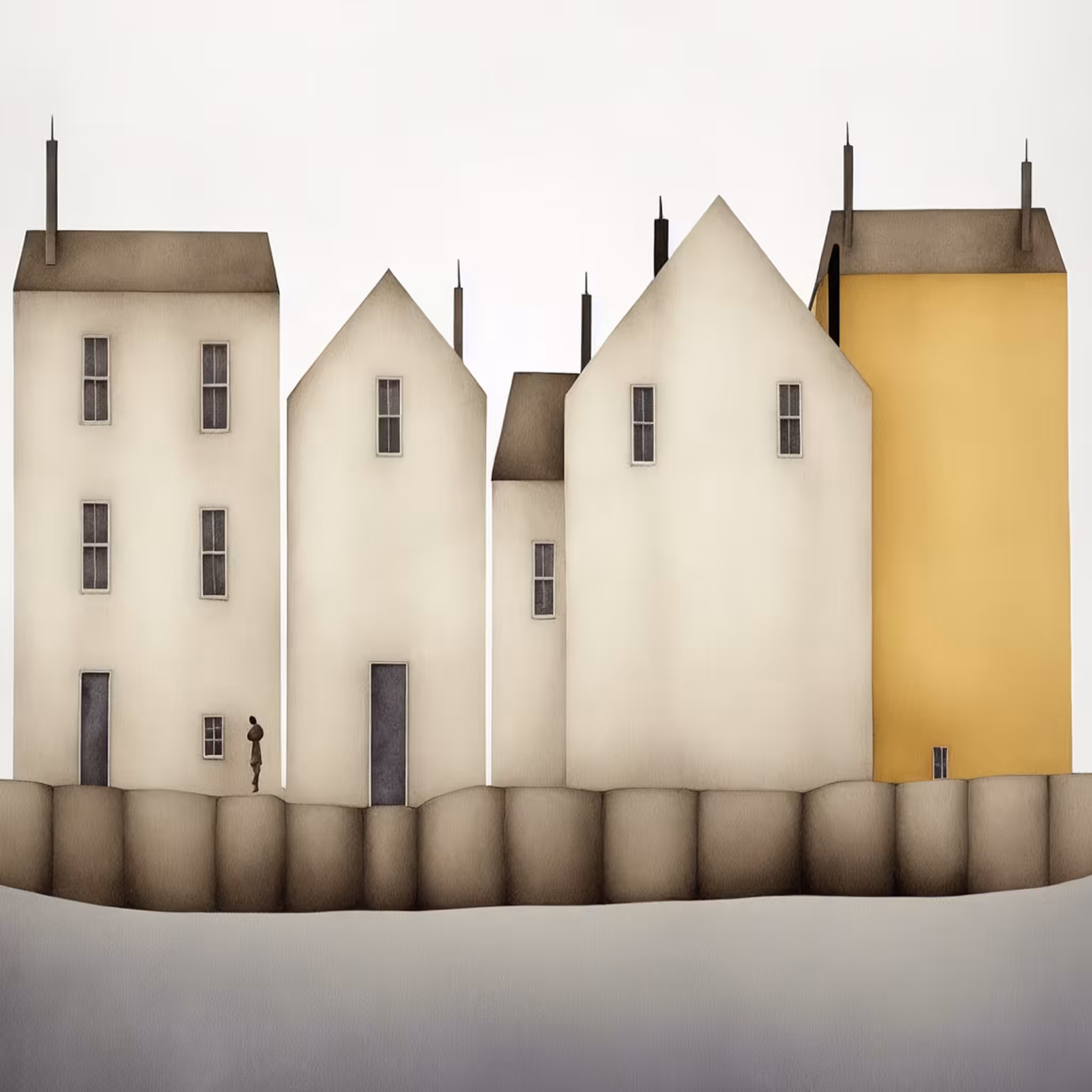 Yellow Trees and Houses - 1 #28