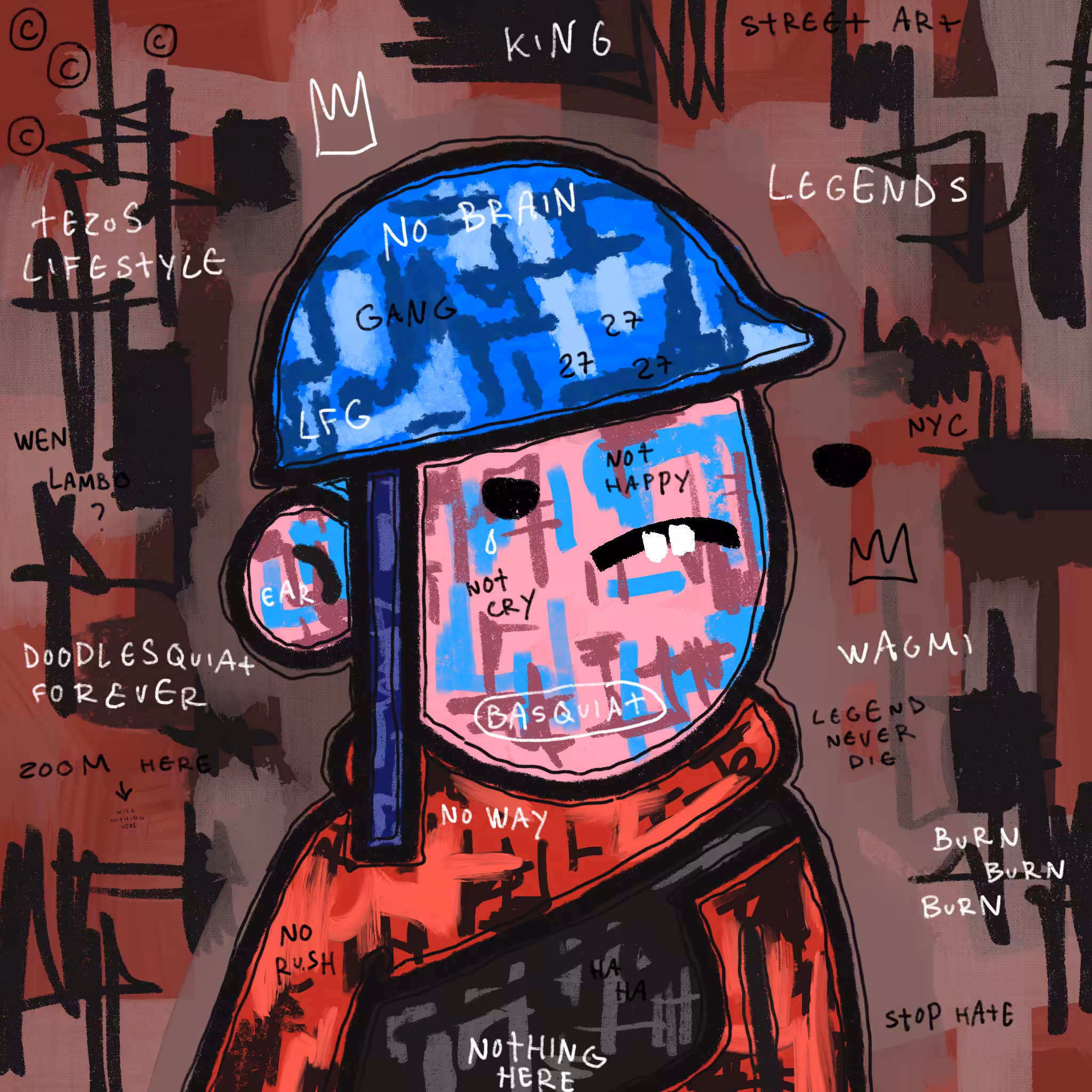 Doodlesquiat #59