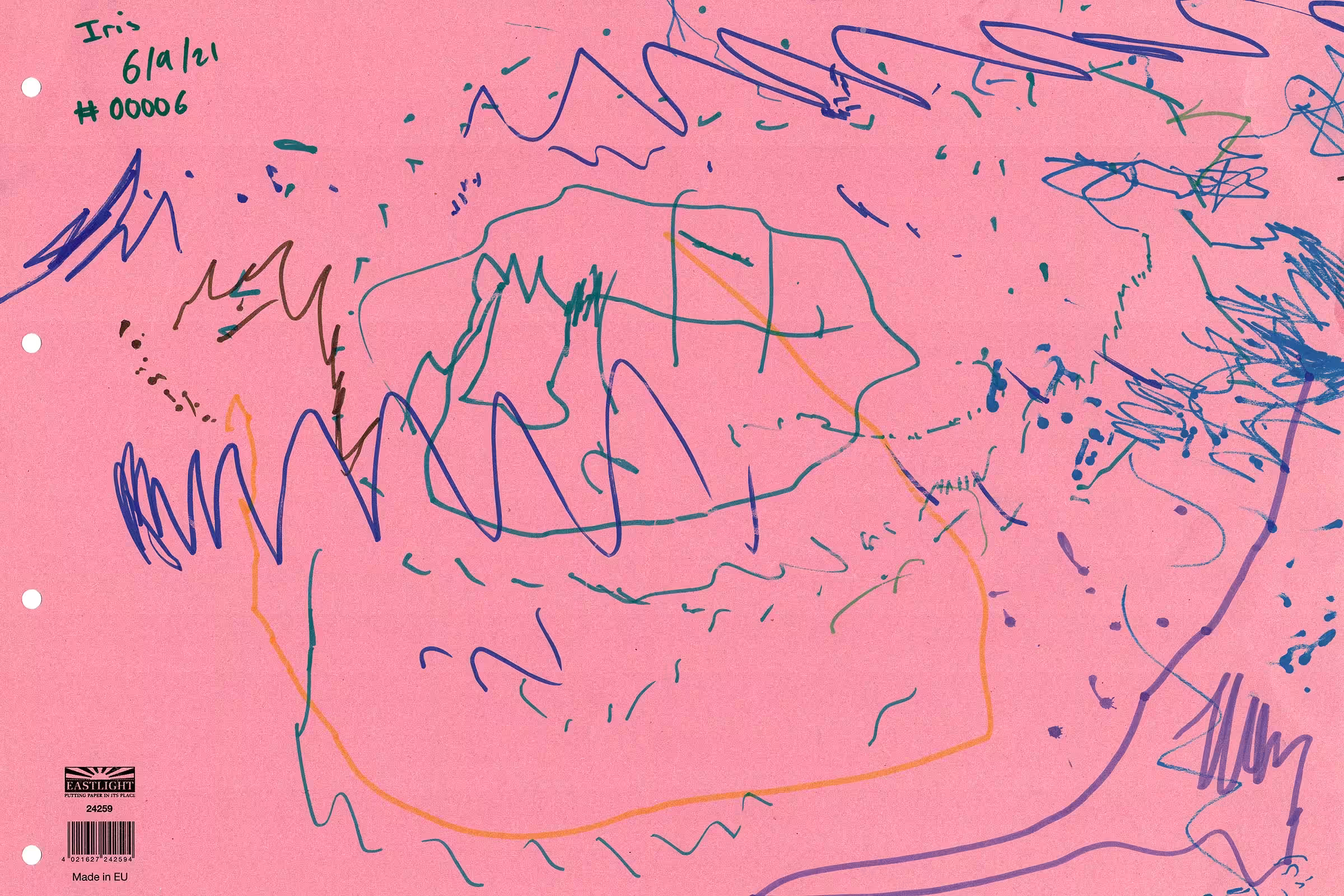 Item #00006 Pink Lines