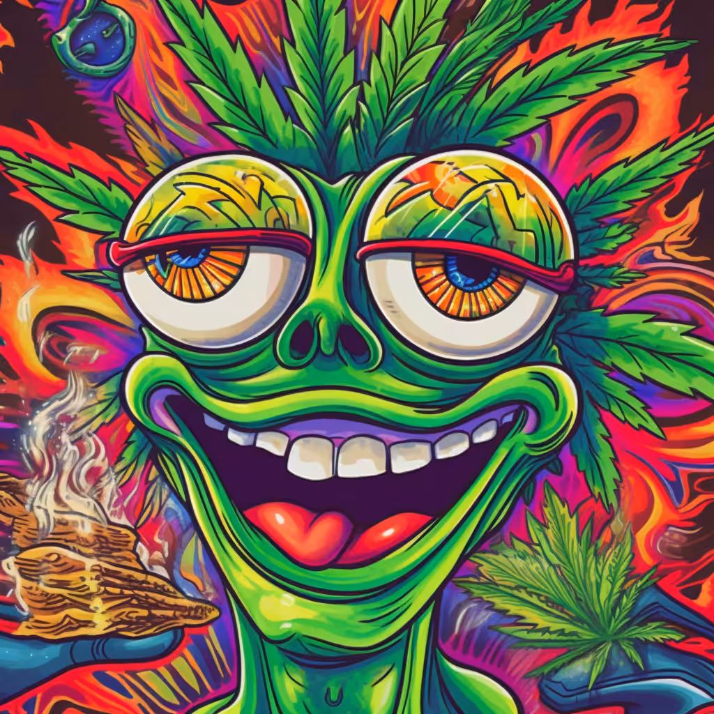 420 PEPE #2 - Cactus Frog Challenge