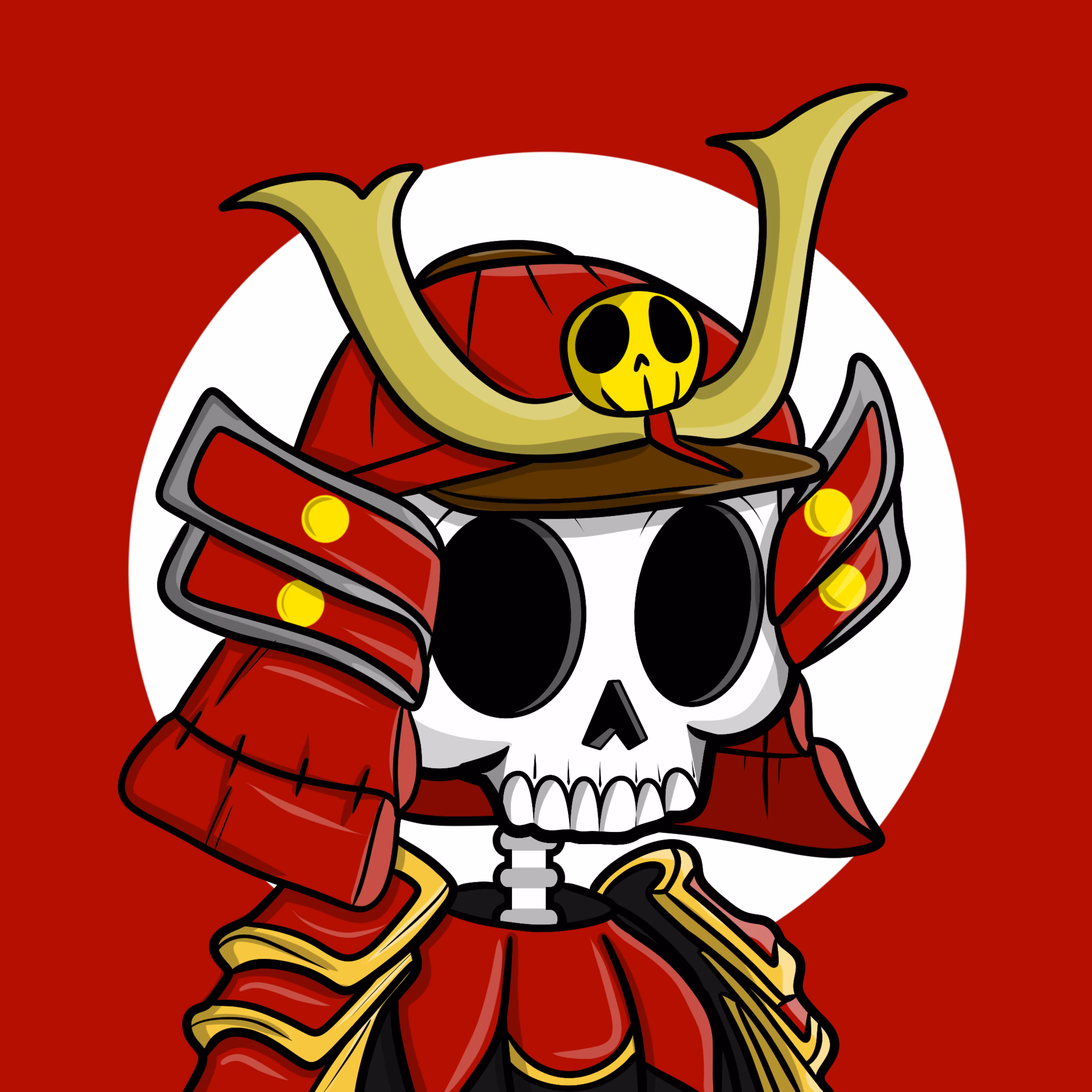 Edgar The Skeleton - Samurai #296