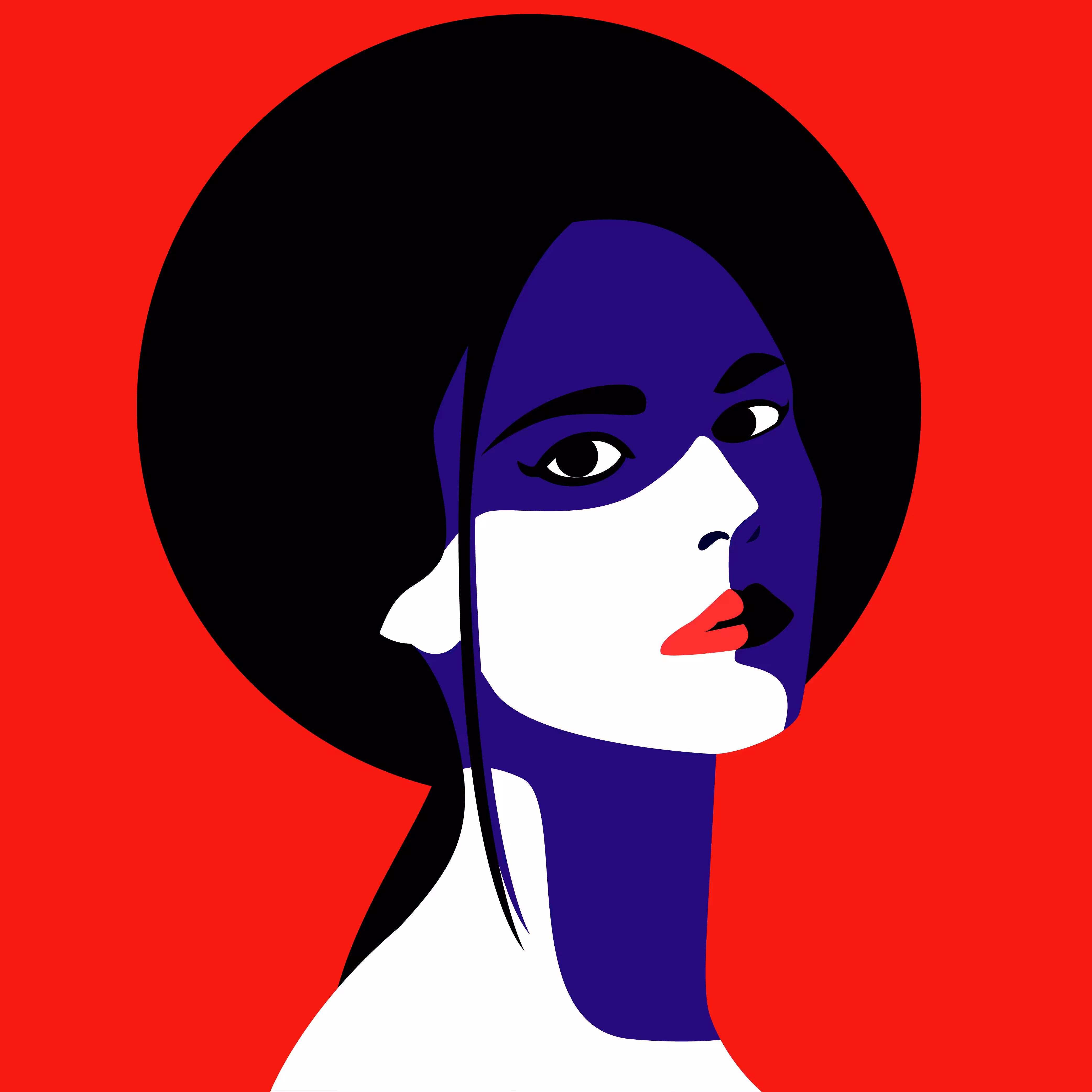 Girl and hat