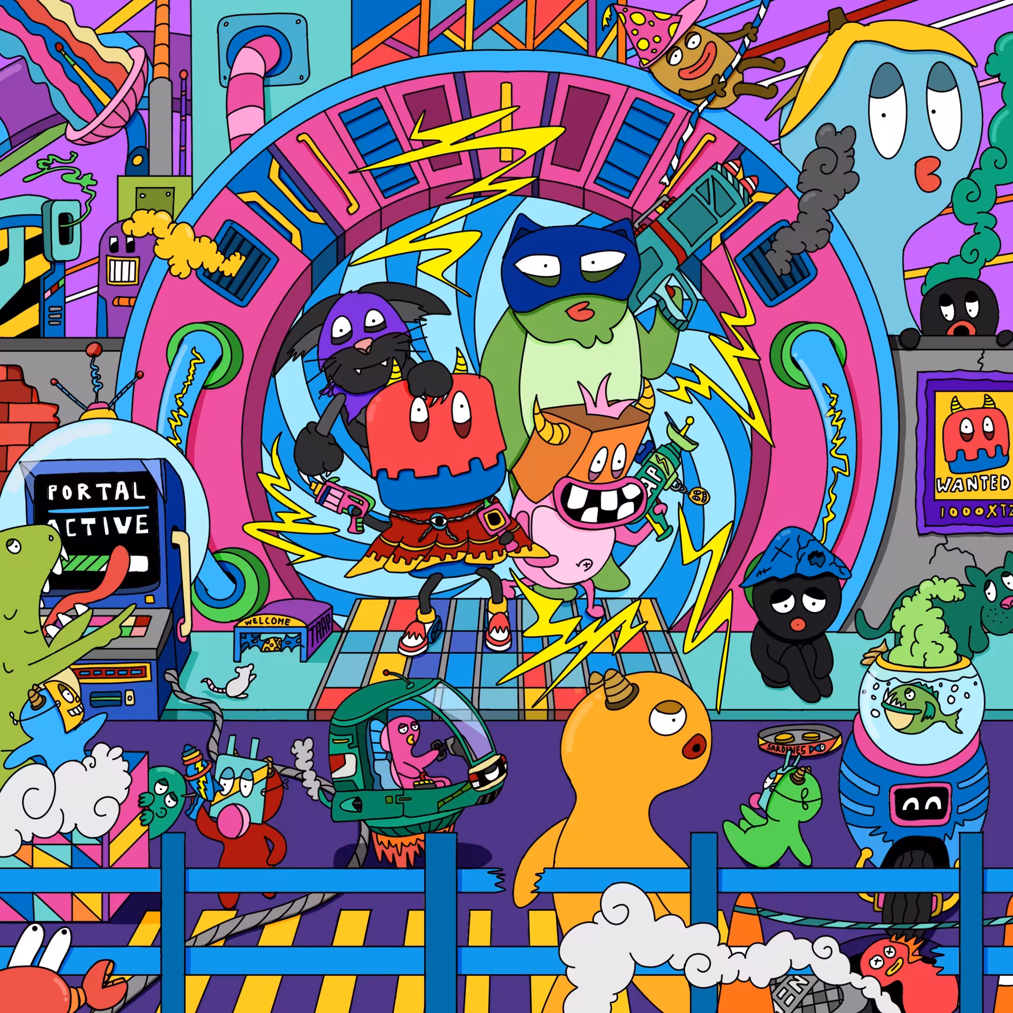THE APPEARANCE OF THE VILLAINS