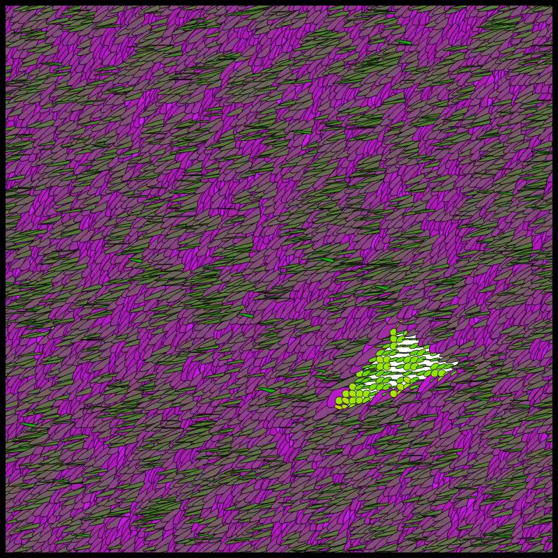 Flow Field Circles Triangle #48
