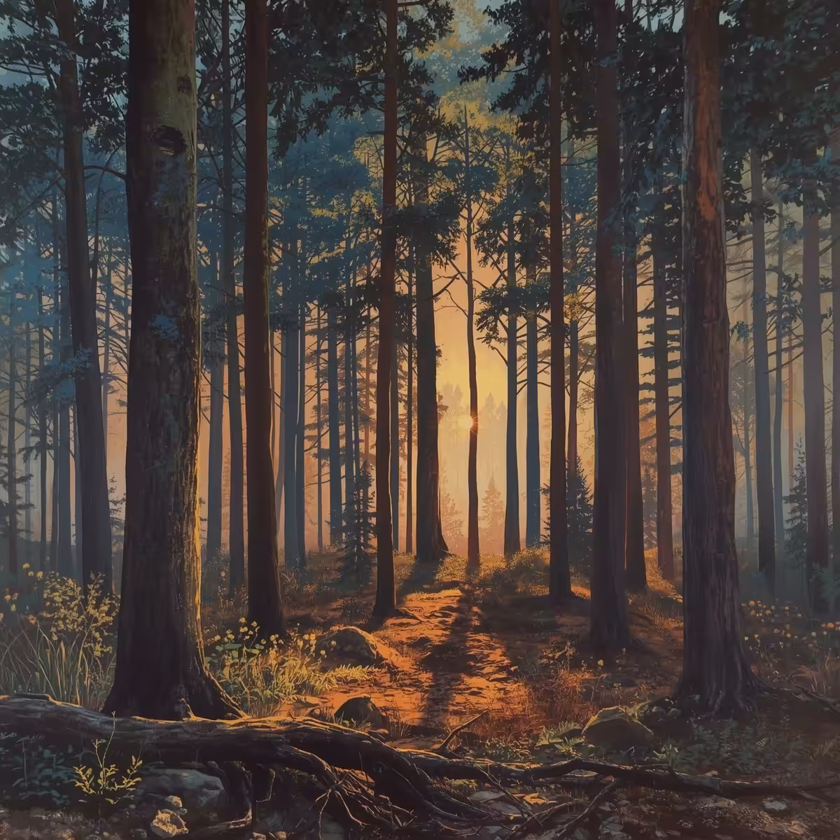 The Happy Valley: Light in the forest