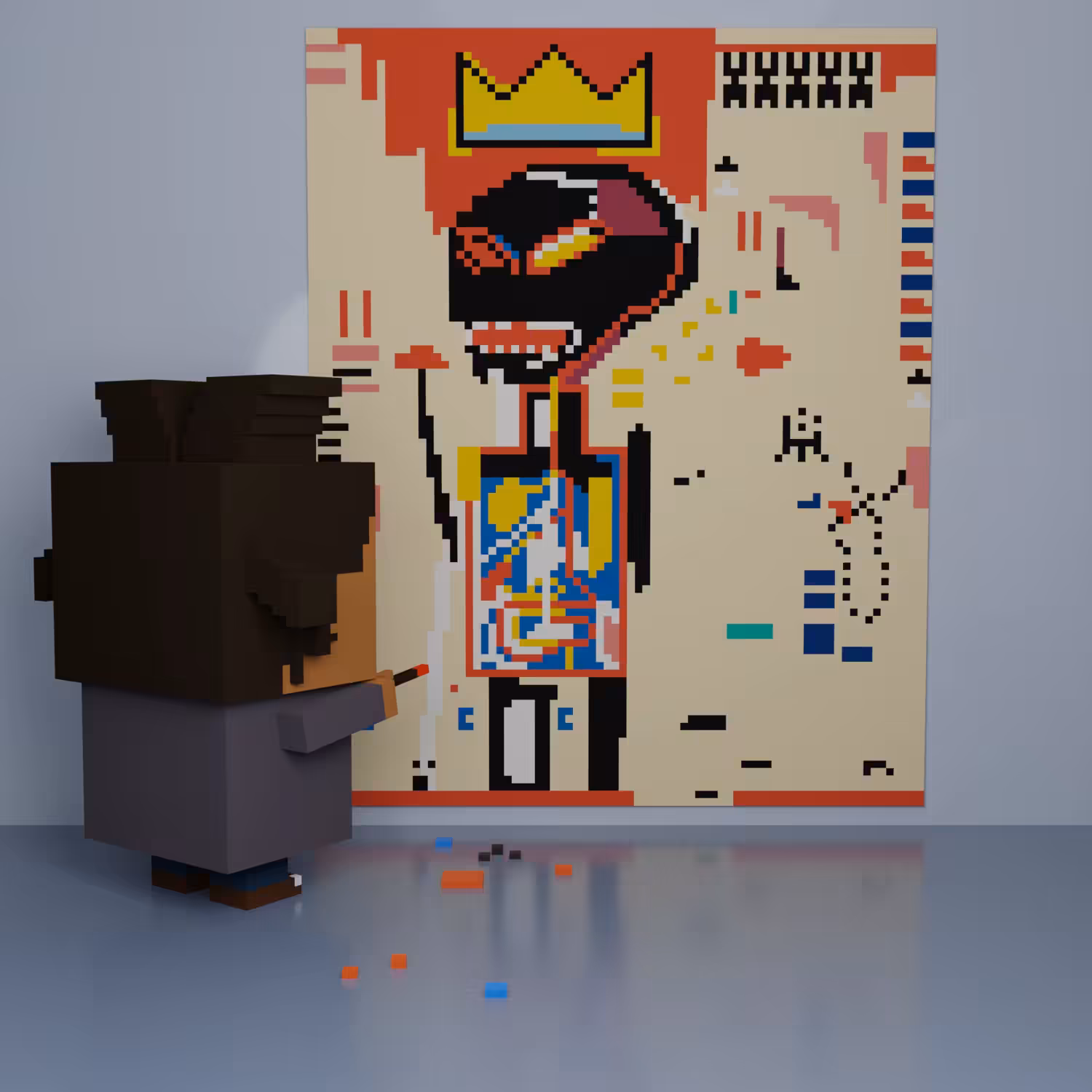 Cubie Love Art Basquiat 