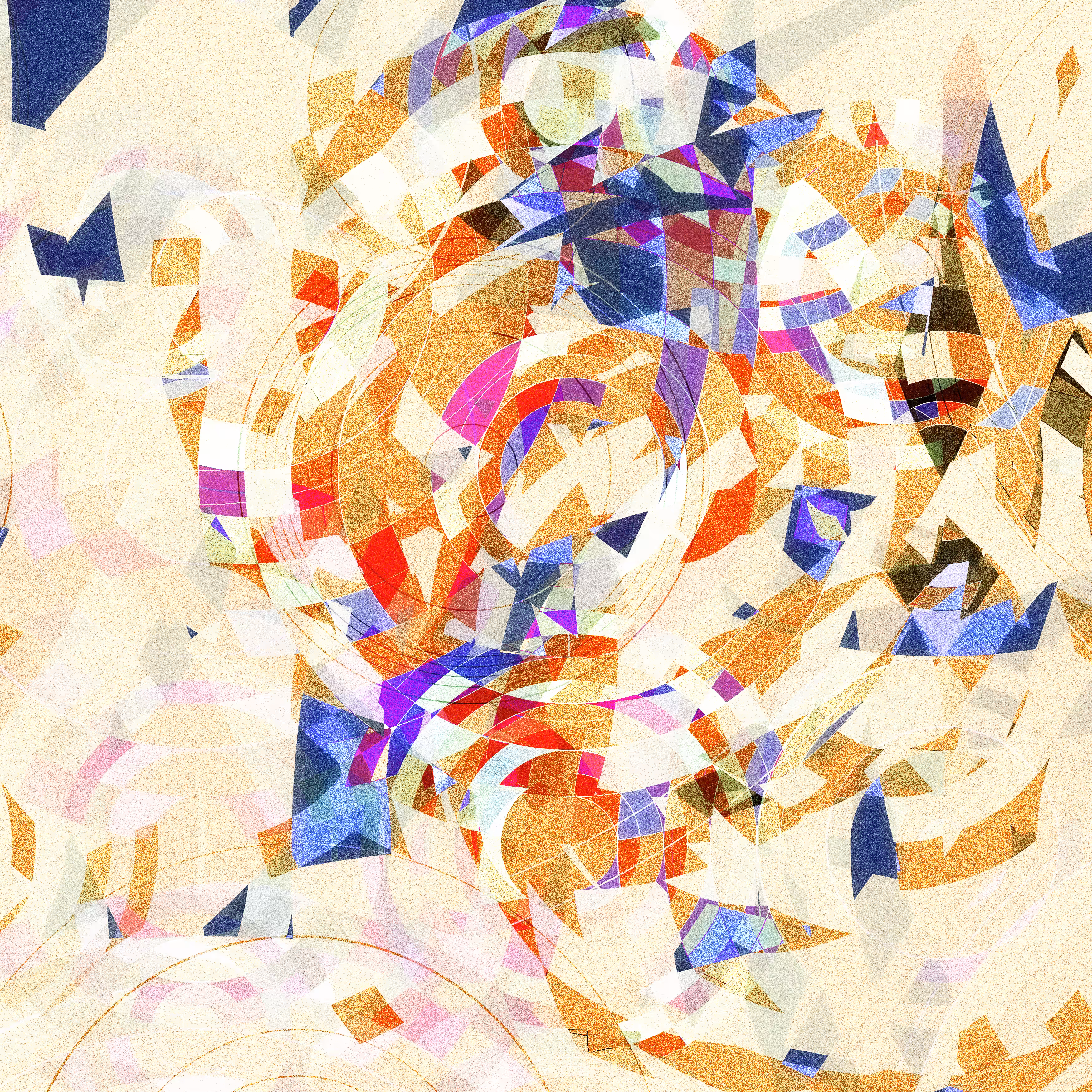 The four seasons in polycircle space: Spring - detail iii