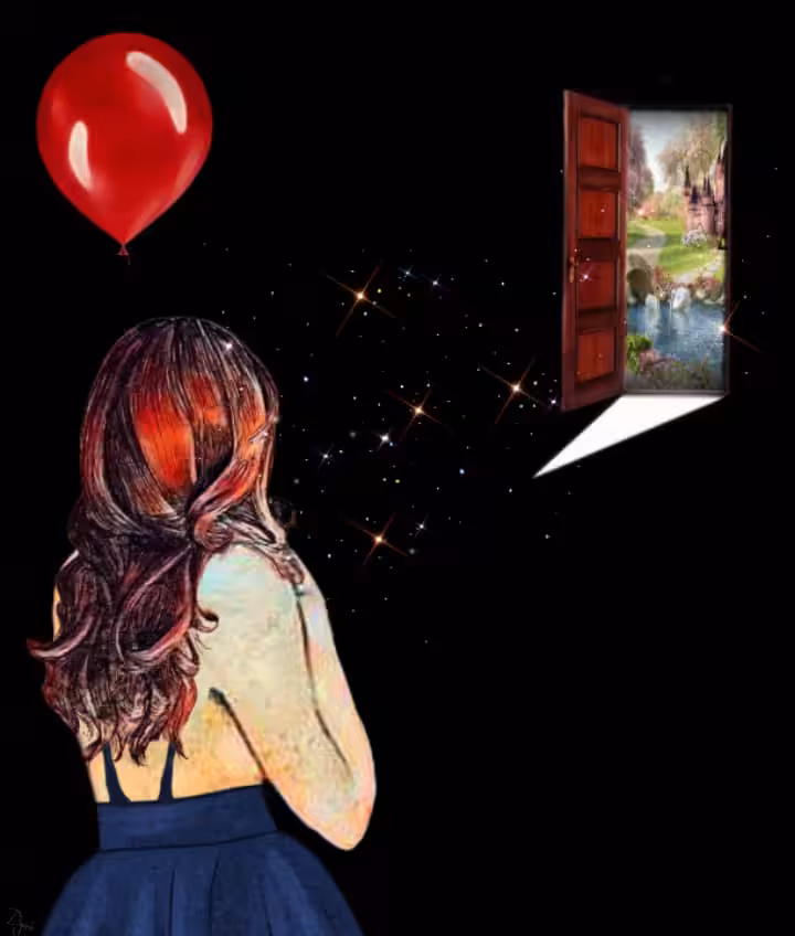 Behind the door